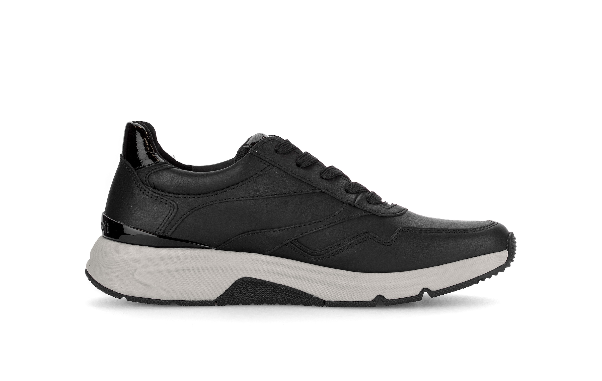 rollingsoft Keilsneaker  Schnürschuh, Halbschuh, Freizeitschuh mit Außenreißverschluss