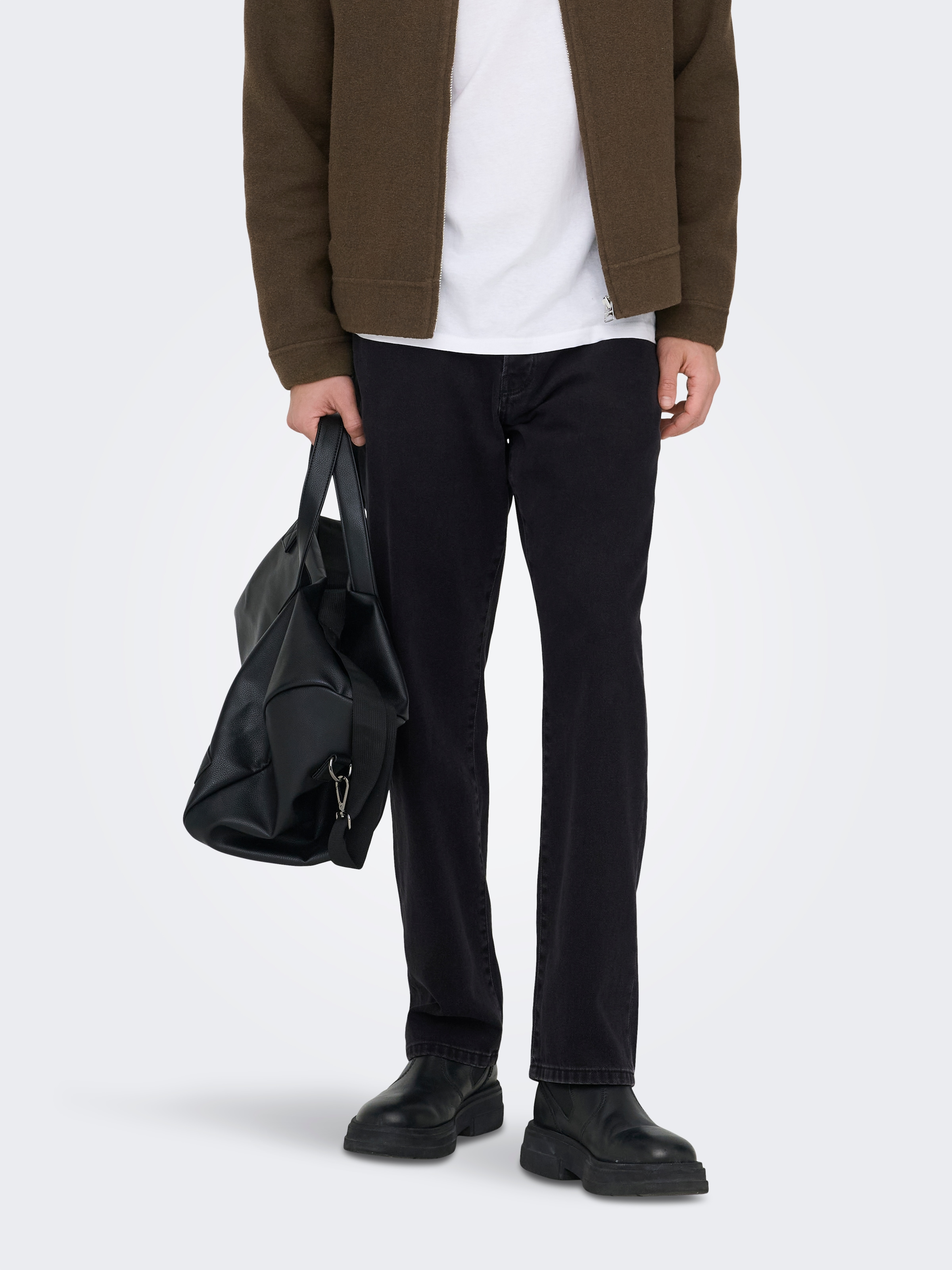 ONLY & SONS Regular-fit-Jeans »ONSEDGE STRAIGHT JAX BOX TAI DNM NOOS«