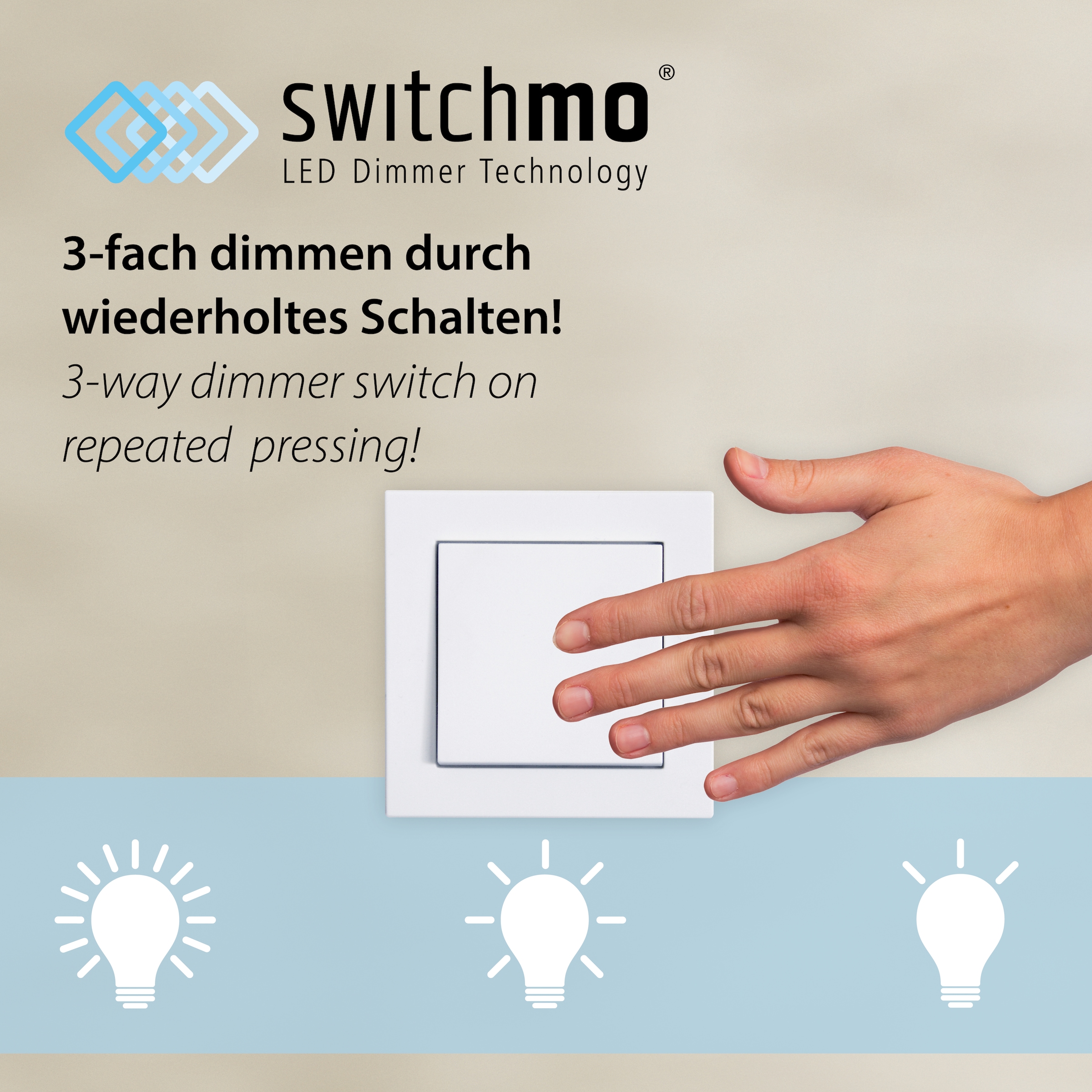 flammig-flammig, Leuchten dimmbar, BAUR Pendelleuchte »RITUS«, | Direkt 1 LED, Switchmo