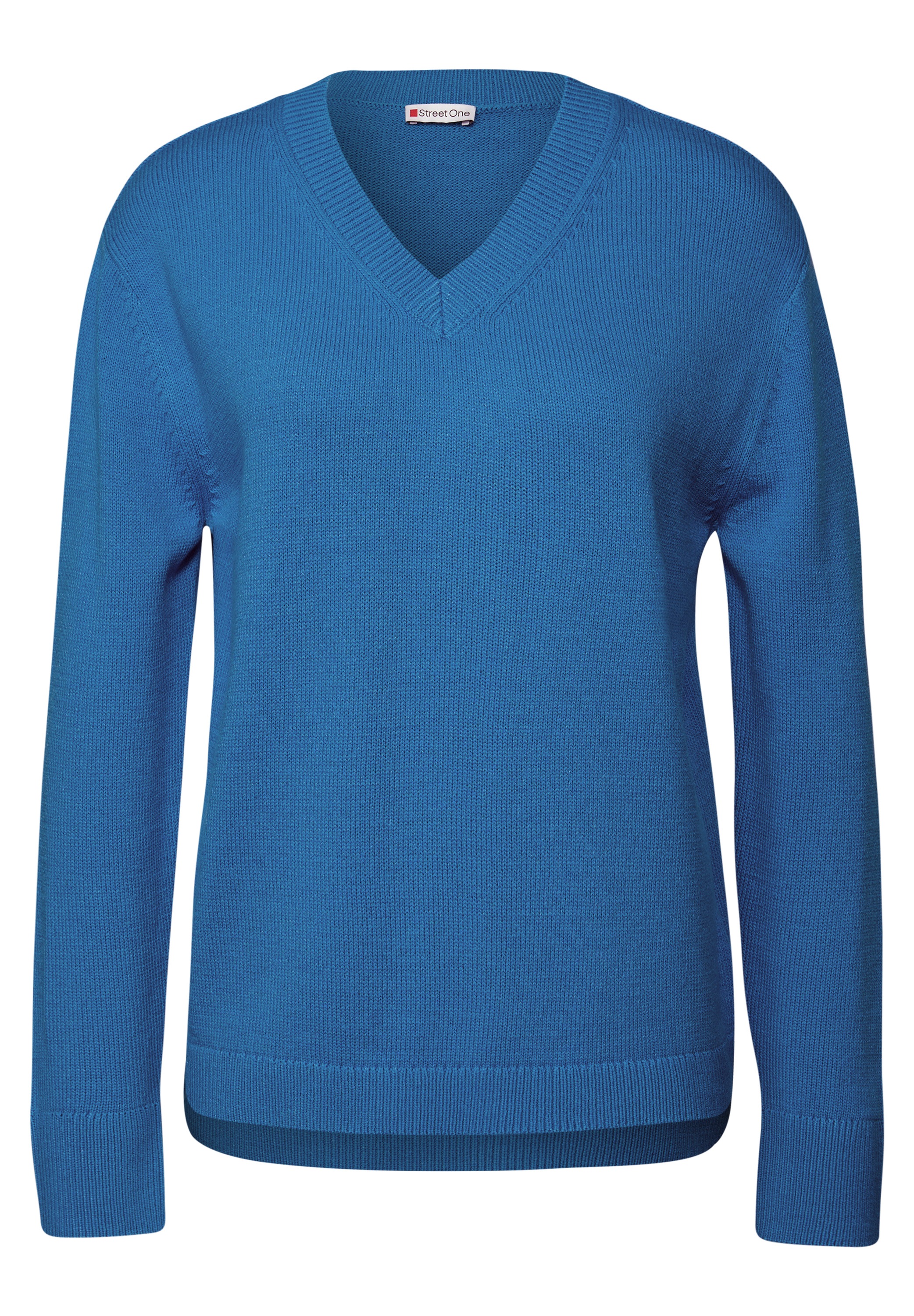 STREET ONE Strickpullover, im soften Baumwoll-Mix