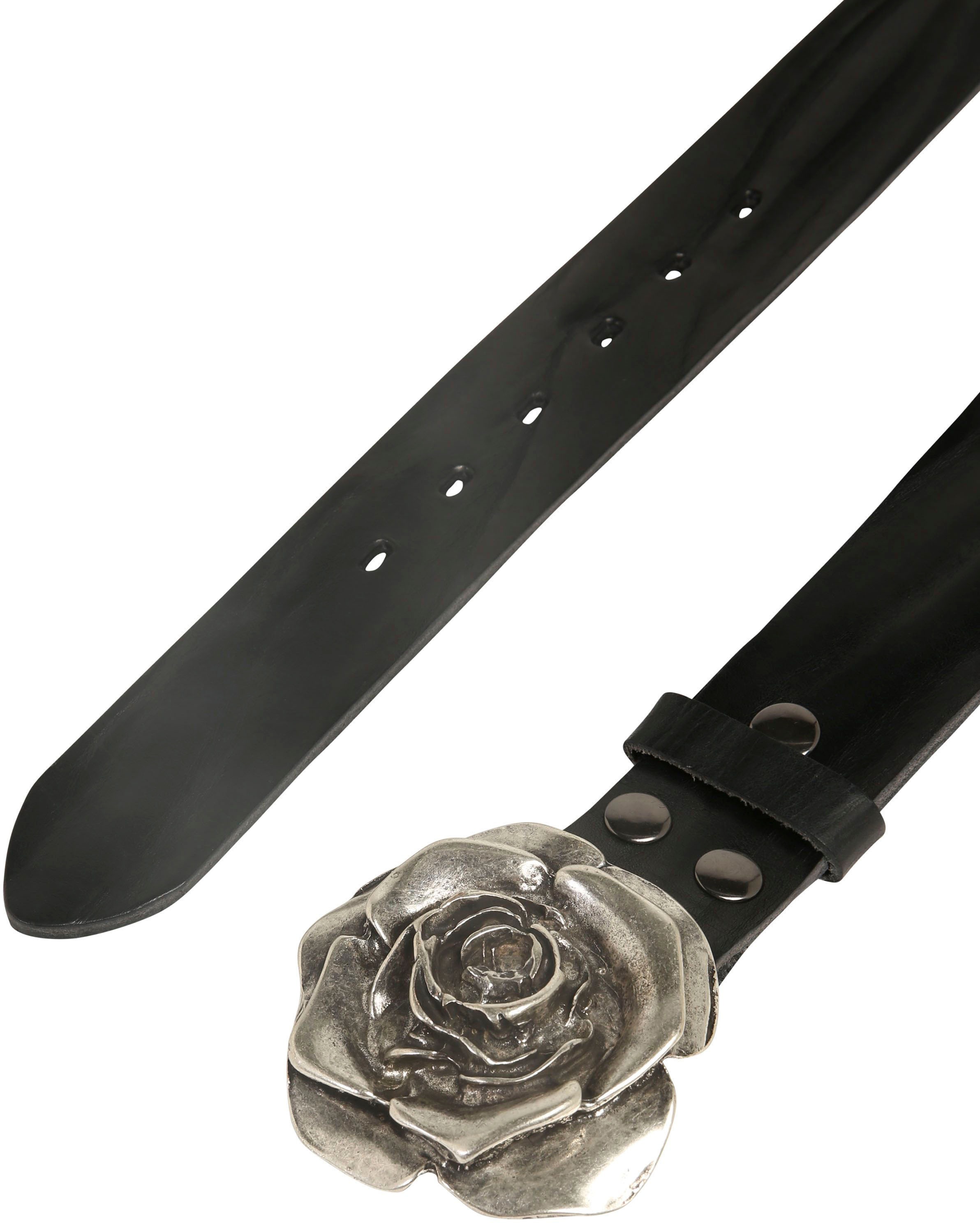 Rettungsring Gürtel Ledergürtel mit austauschbarer Schließe >Rose günstig online kaufen