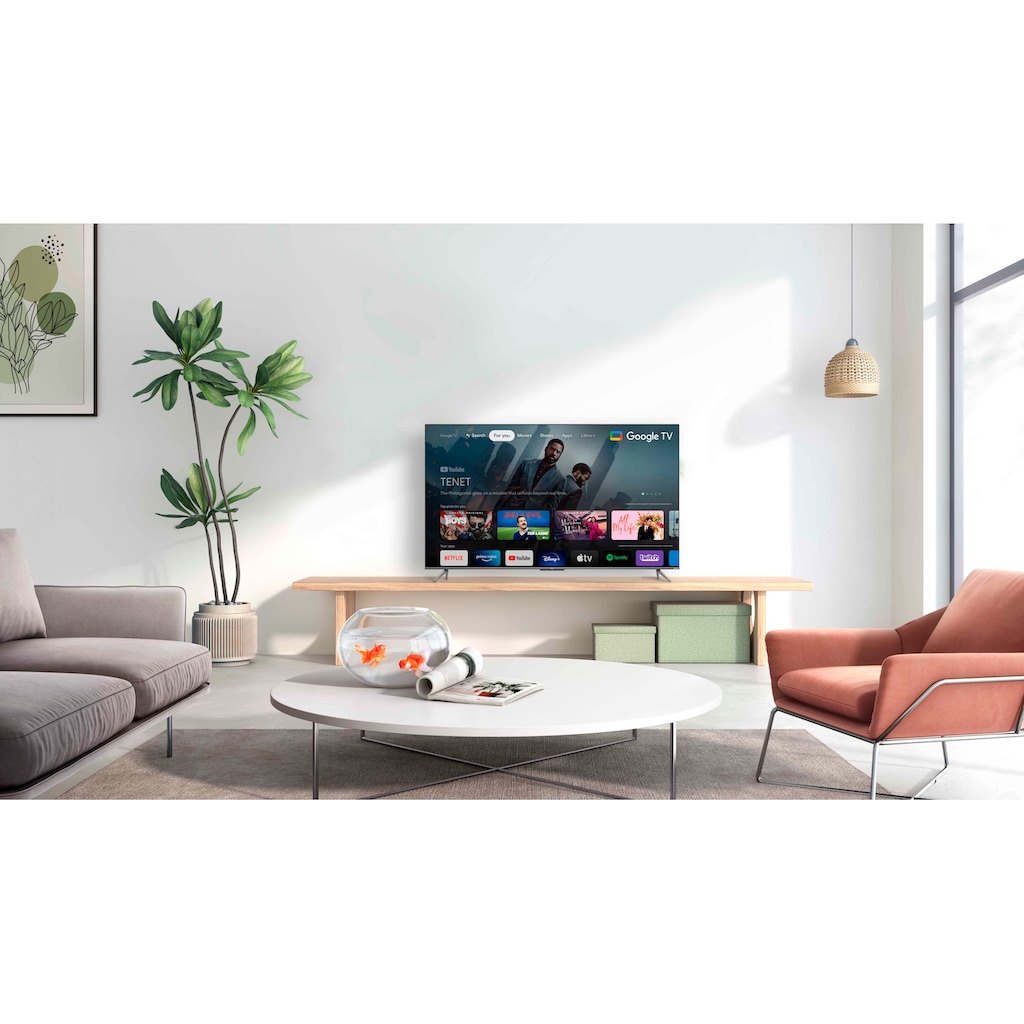 TCL QLED-Fernseher »50C735X2«, 126 cm/50 Zoll, 4K Ultra HD, Smart-TV-Google TV