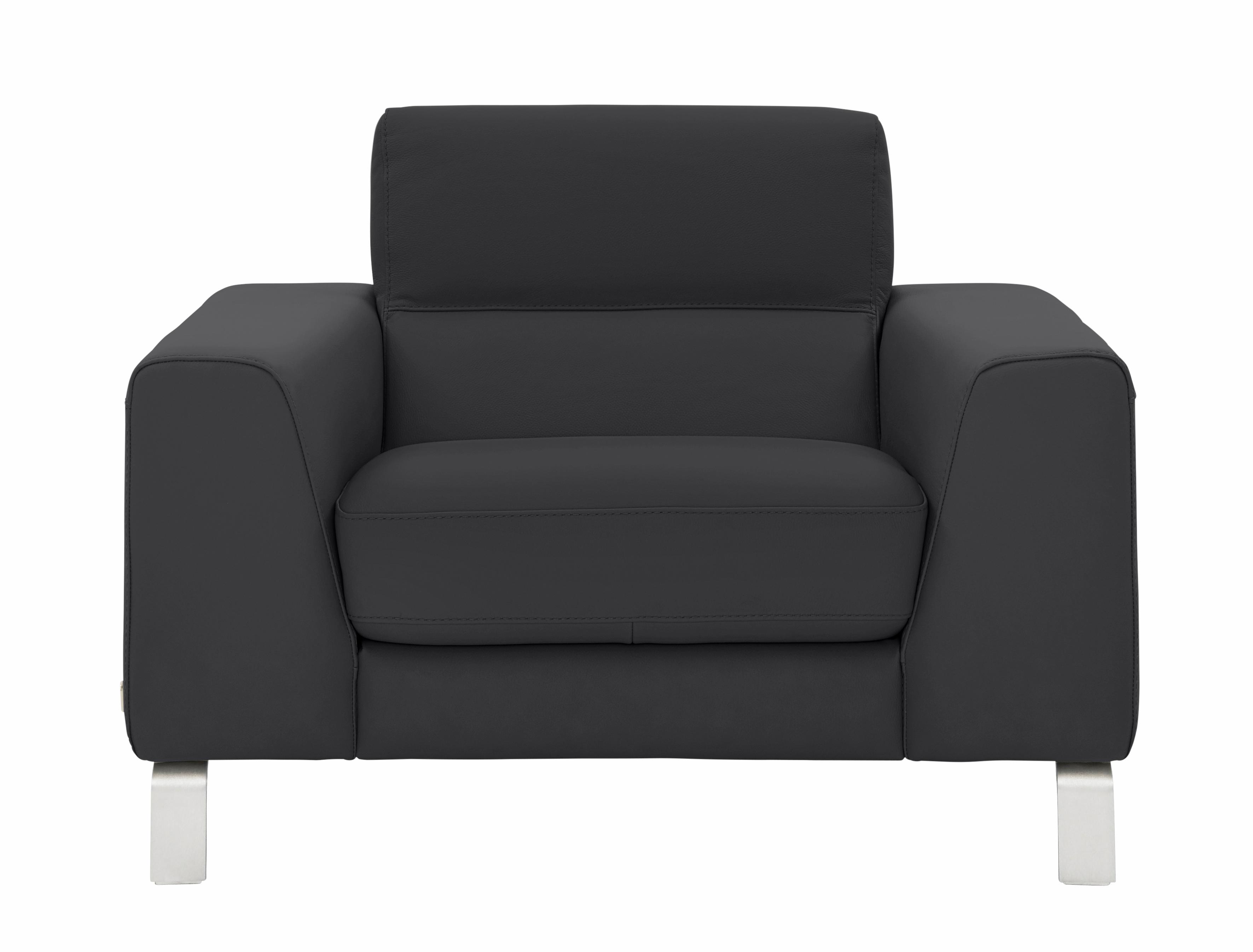 Thumbnail - CALIA ITALIA Sessel "Simon Loungesessel, Designsessel, sehr bequem", in zwei Lederqualitäten