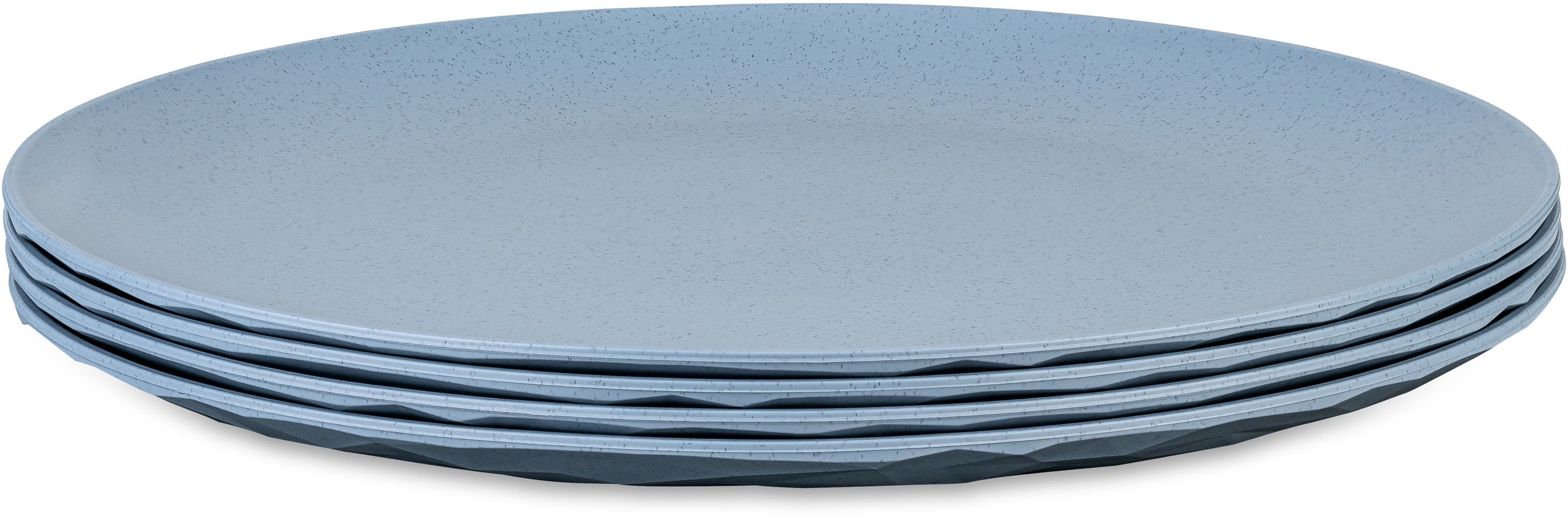 KOZIOL Speiseteller "CLUB PLATE" Teller Set, 4-tlg., spülmaschinengeeignet, melaminfrei, 260 mm