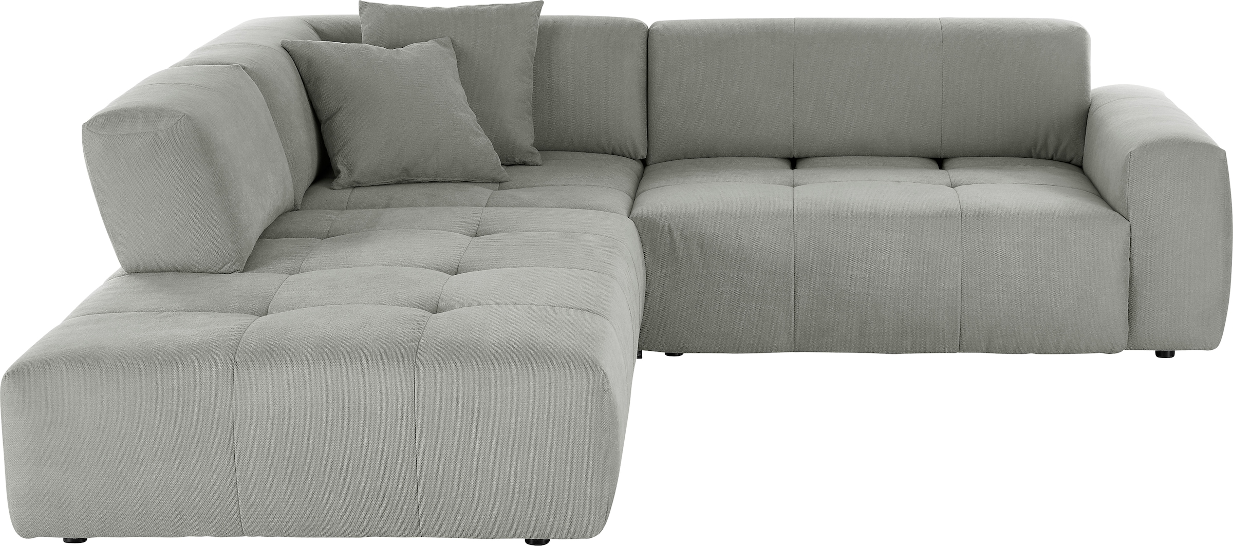 3C Candy Ecksofa »Yoshy Komfortsofa, bequem und modern, hochwertige Verarbeitungsdetails«, Zwei verschiedene Sitztiefen durch verstellbare Rückenlehne, L-Form