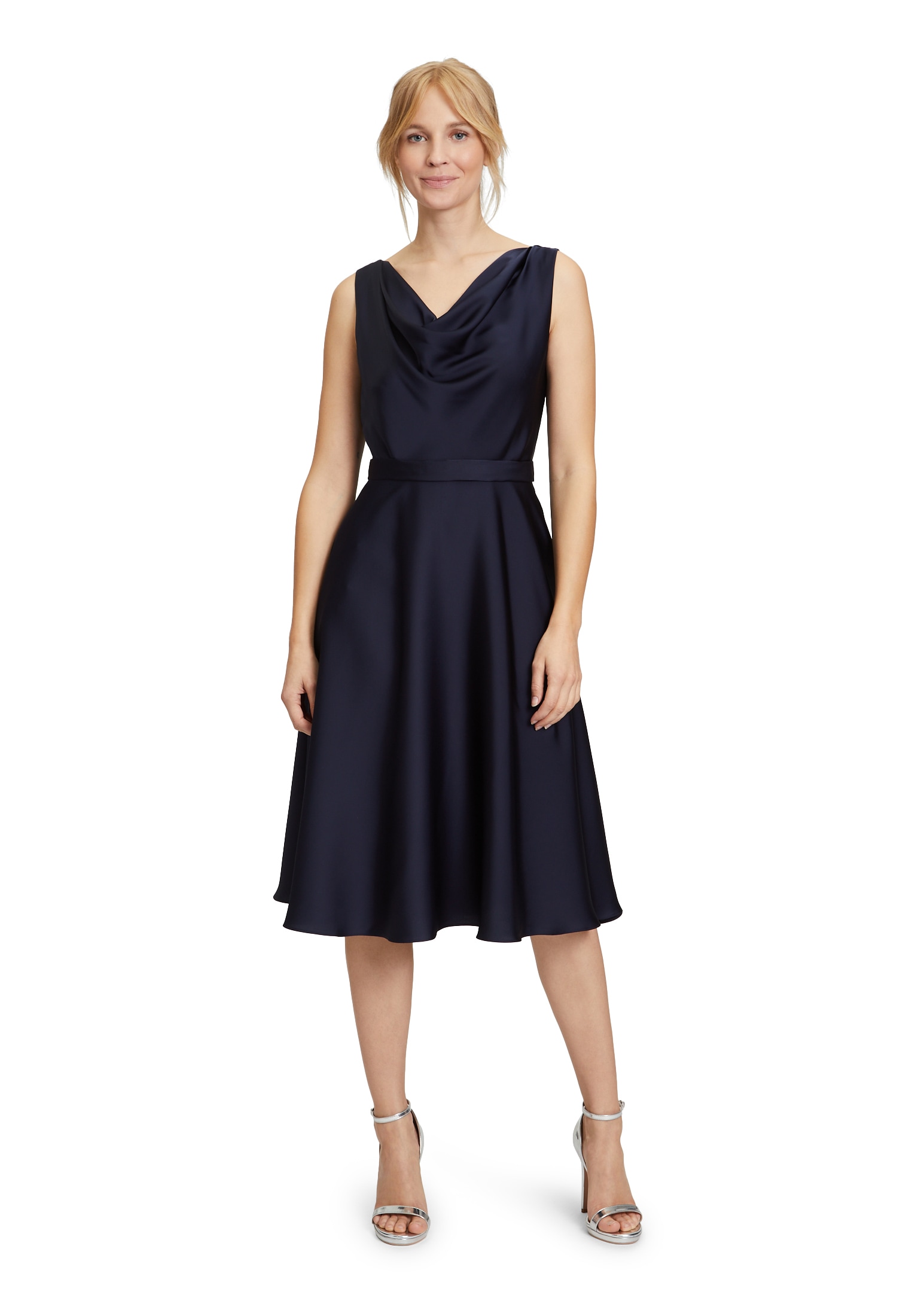 Vera Mont Cocktailkleid "Vera Mont Cocktailkleid mit Wasserfallausschnitt", Form