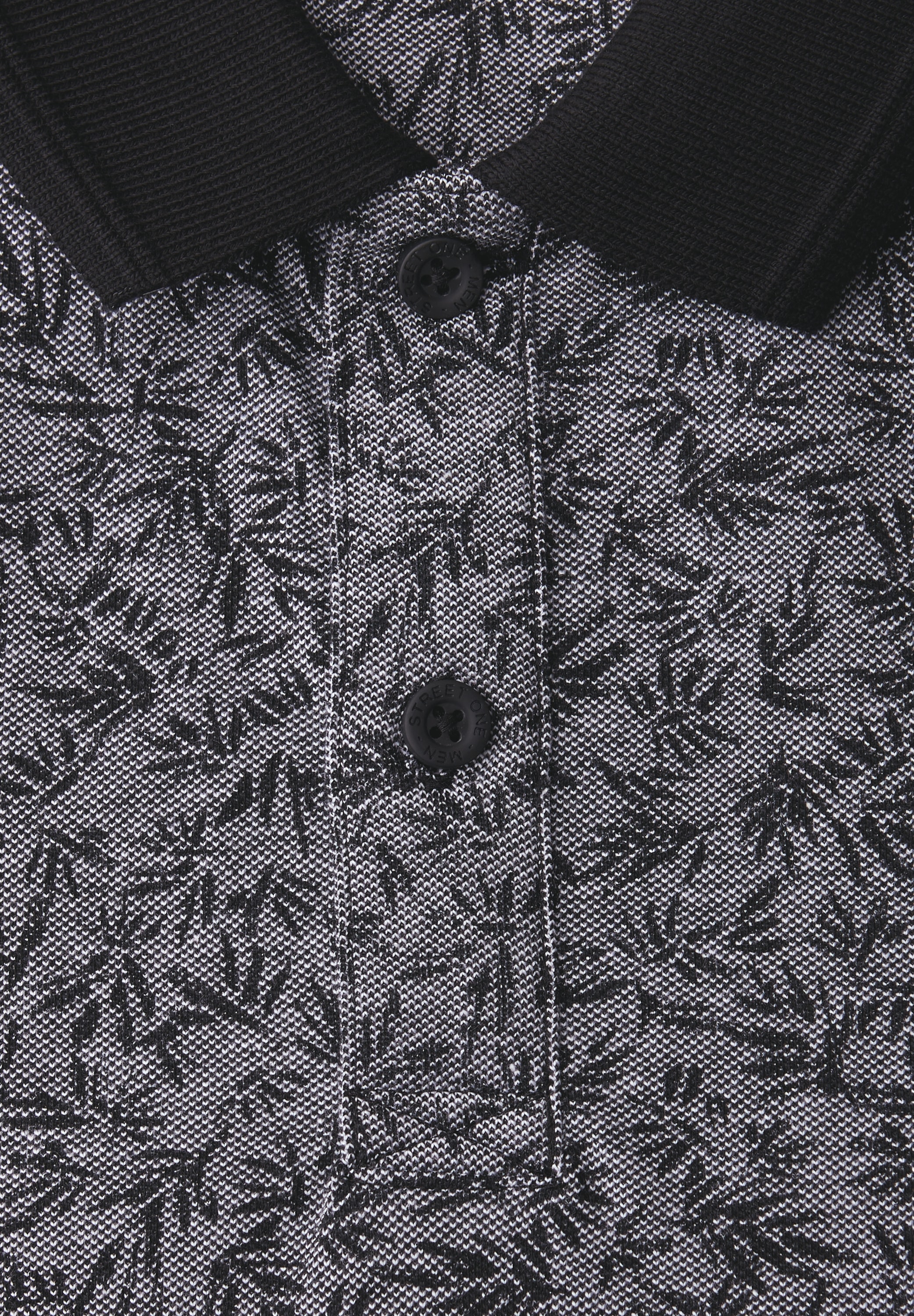 STREET ONE MEN Poloshirt aus reiner Baumwolle