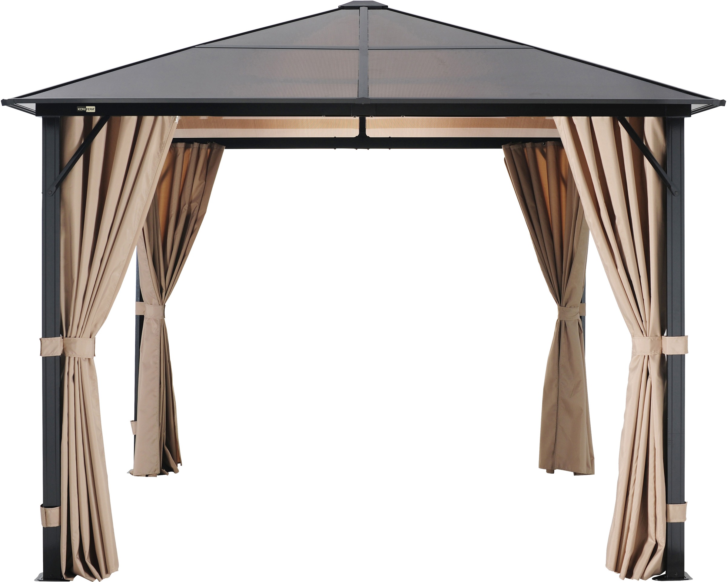 KONIFERA Pavillon "Aruba 2.0", Gestell aus Aluminium, Dach aus Polycarbonat günstig online kaufen