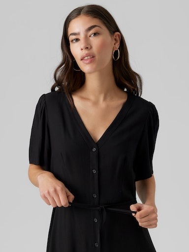 Vero Moda Minikleid "VMALBA SS SHORT DRESS WVN NOOS", Sommerkleid günstig online kaufen