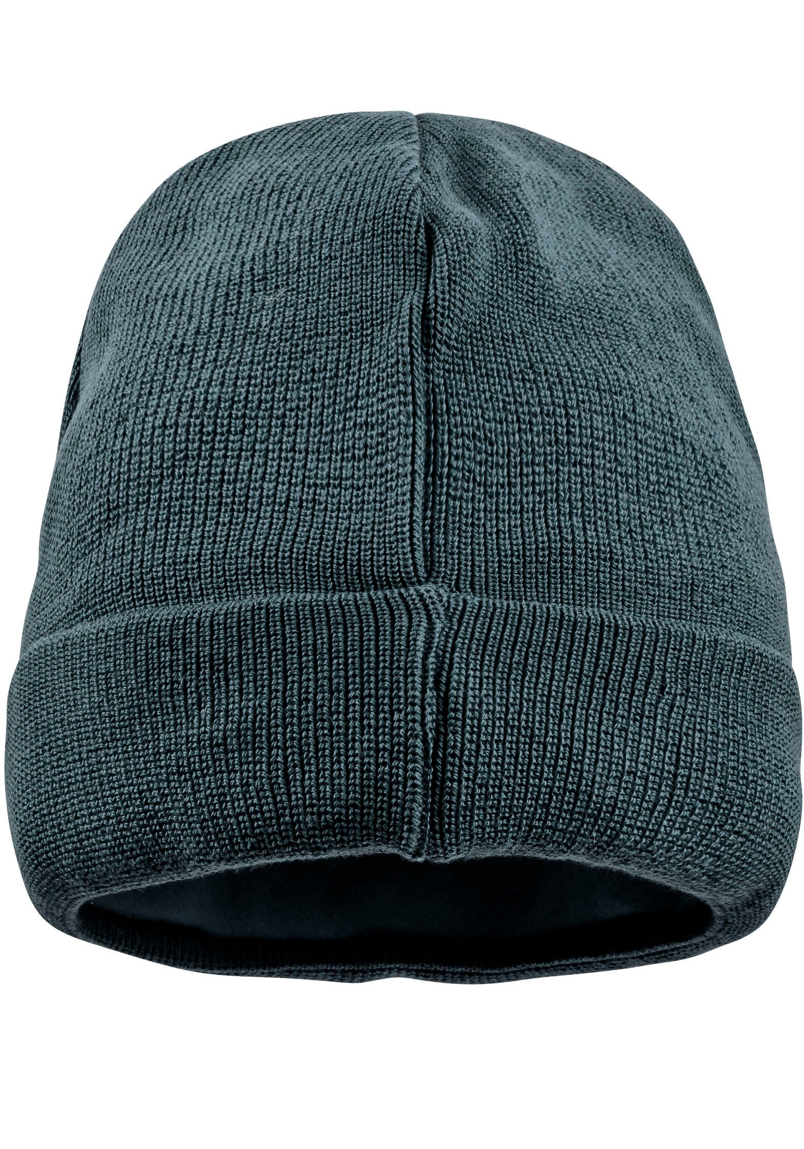 MAXIMO Beanie, Strick, breiter Umschlag, gefüttert, wärmend, weich, unifarben