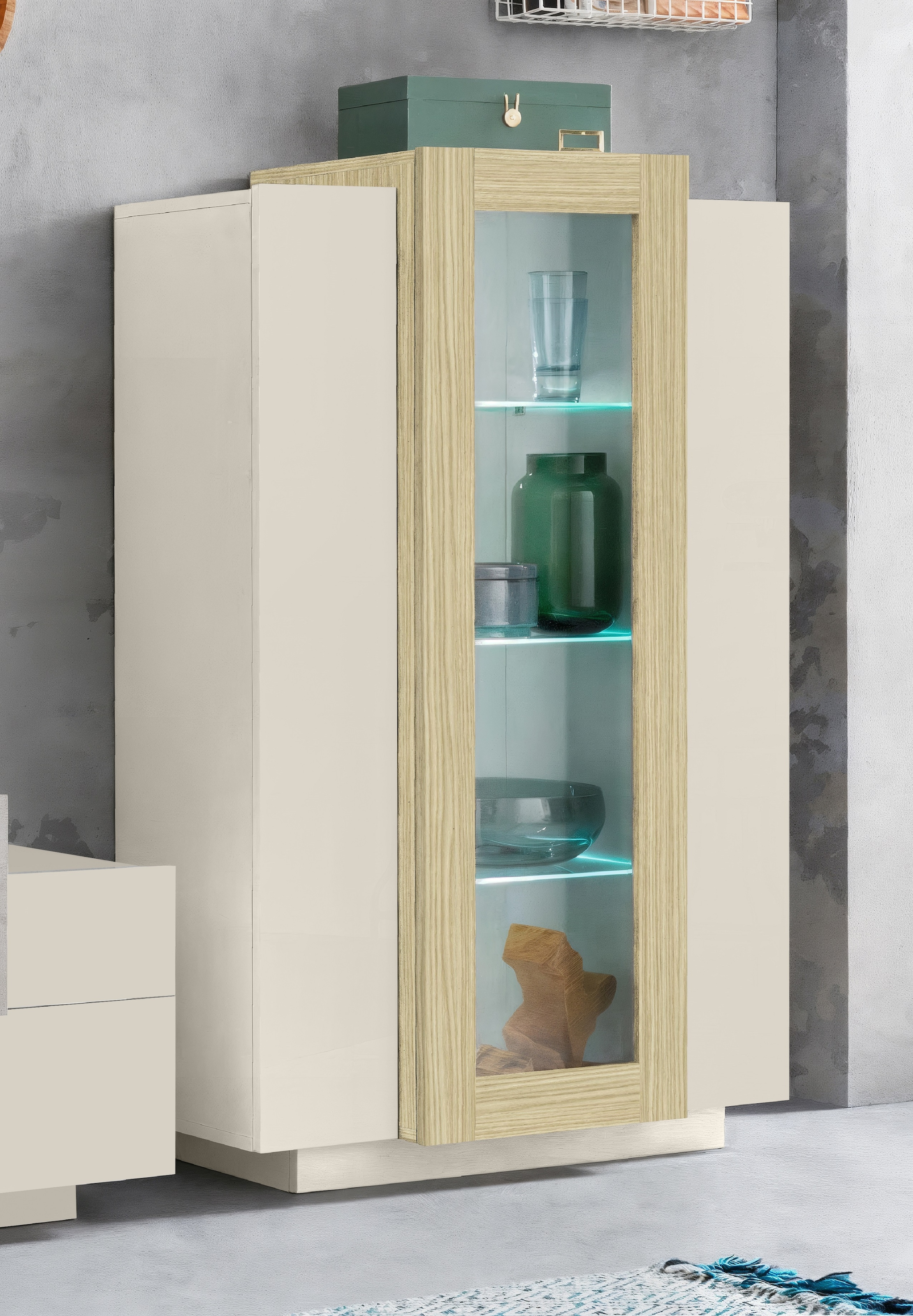 INOSIGN Vitrine "Coro, Vitrine, Glasvitrine, Vitrinenschrank, Stauraumvitri günstig online kaufen