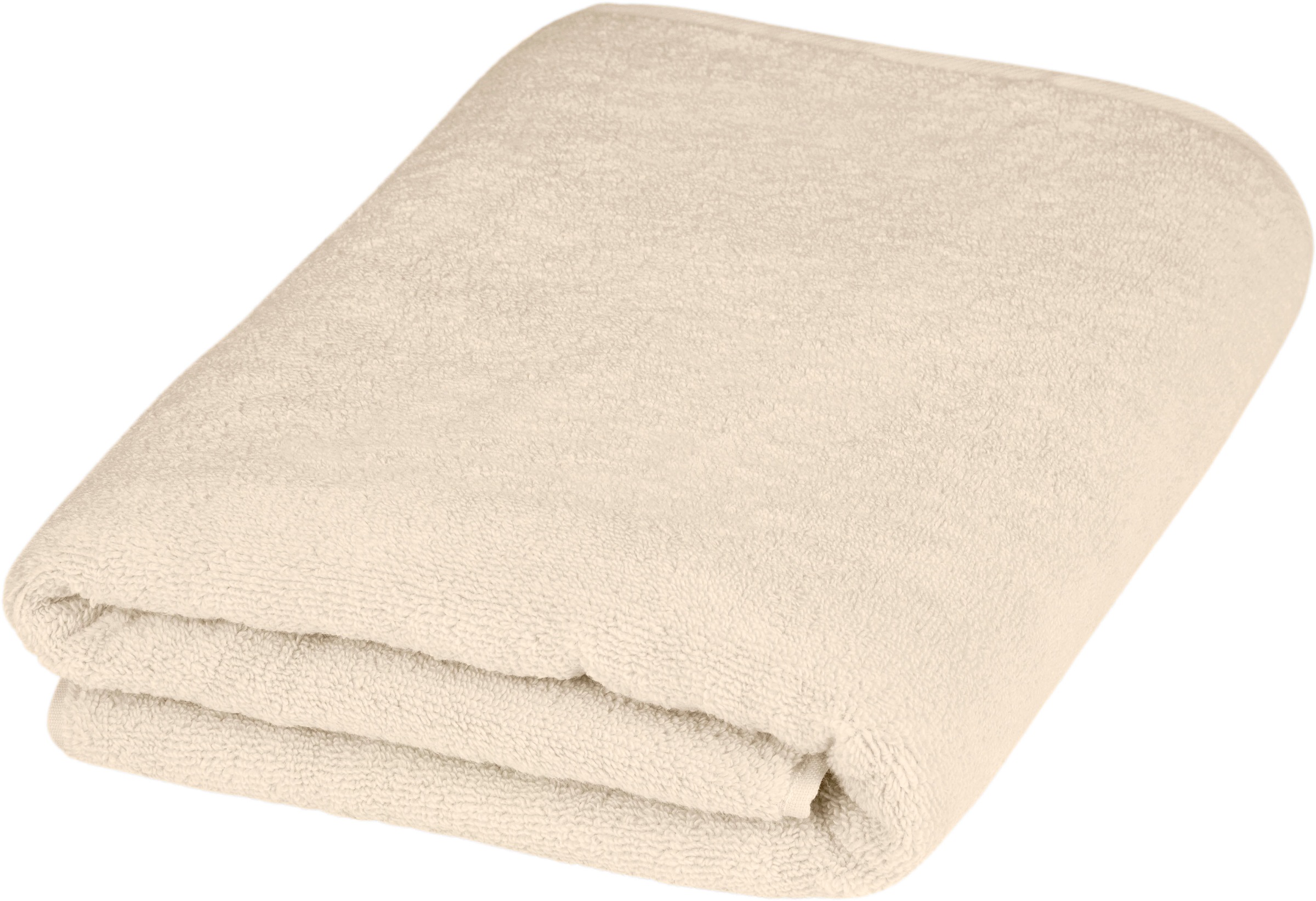 Duschtuch ROSS, B:75cm L:140cm, beige, Frottier, Obermaterial: 100% Baumwolle, Handtücher, "Sensual 9000", mit Aloe-Vera-Öl veredelt