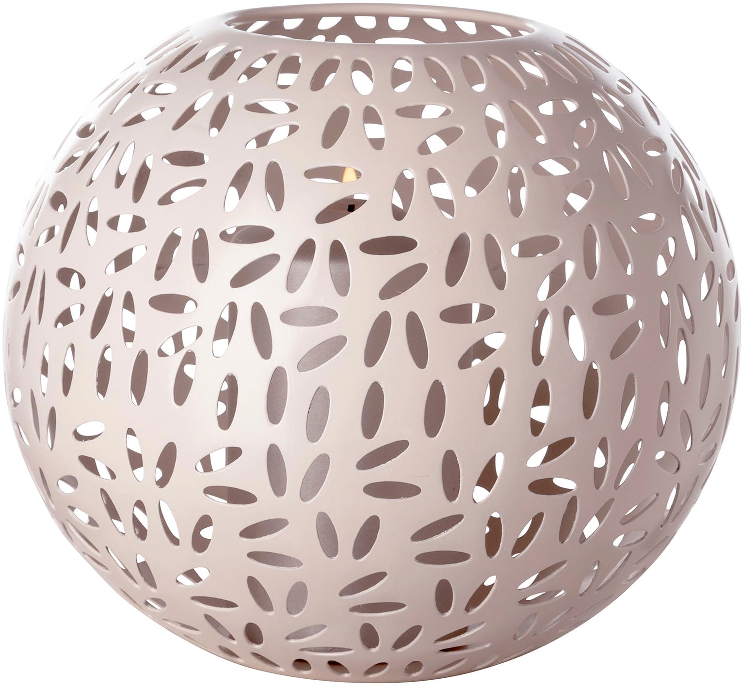 Fink Windlicht "DARIA" Kerzenhalter aus Eisen, pulverbeschichtet, mit Cut-O günstig online kaufen