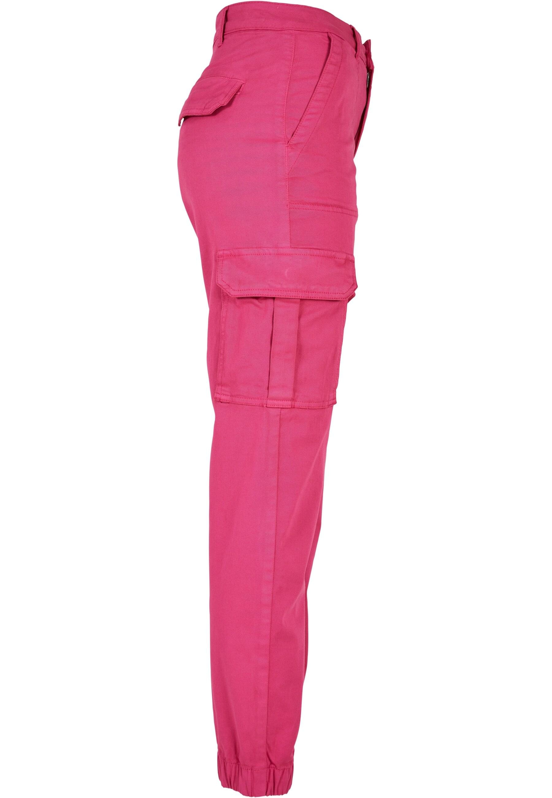 URBAN CLASSICS Stoffhose »Urban Classics Damen Ladies Cotton Twill Utility Pants«, (1 tlg.)