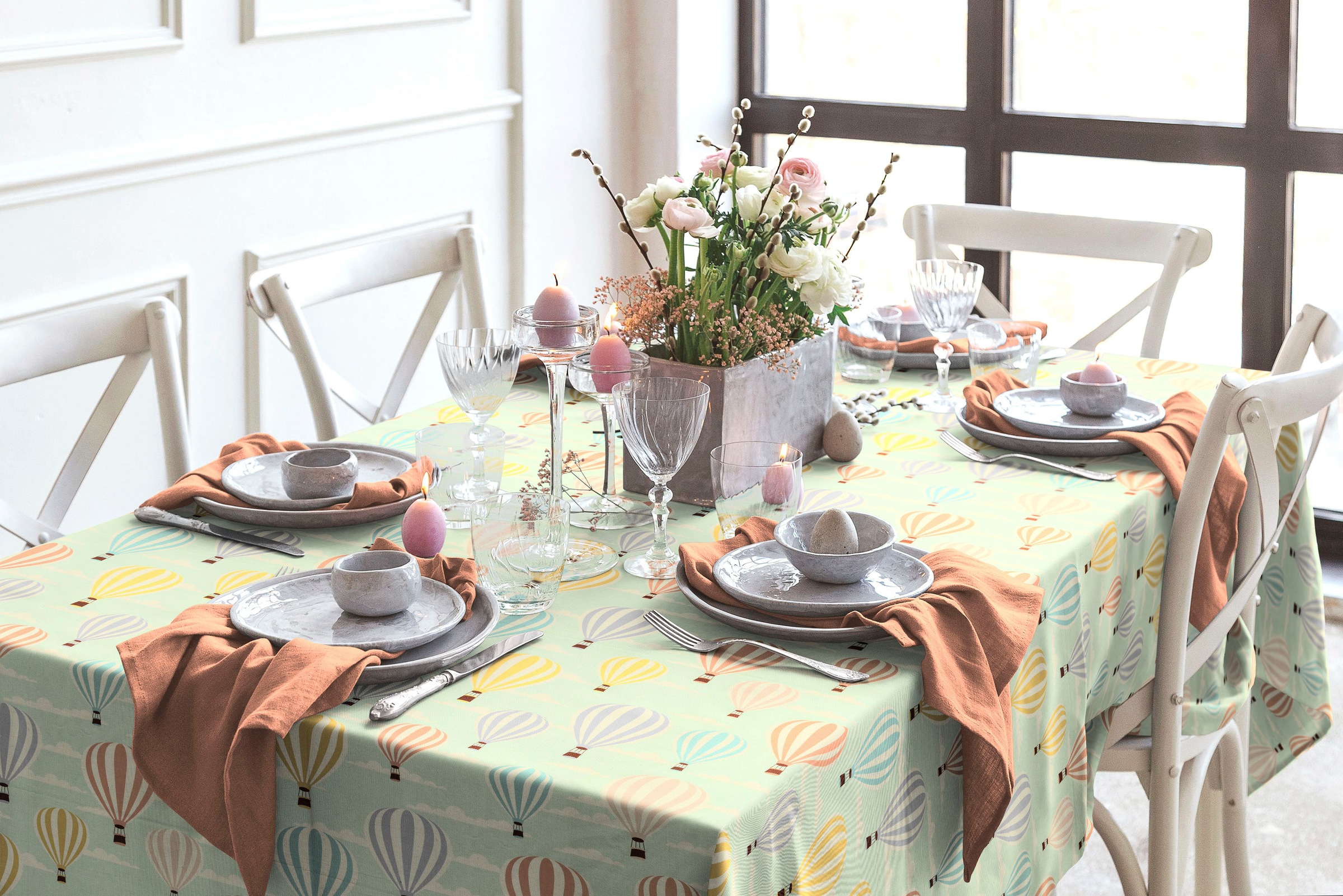 Adam Tischdecke "Balloons" GOTS organic, für Kinder günstig online kaufen