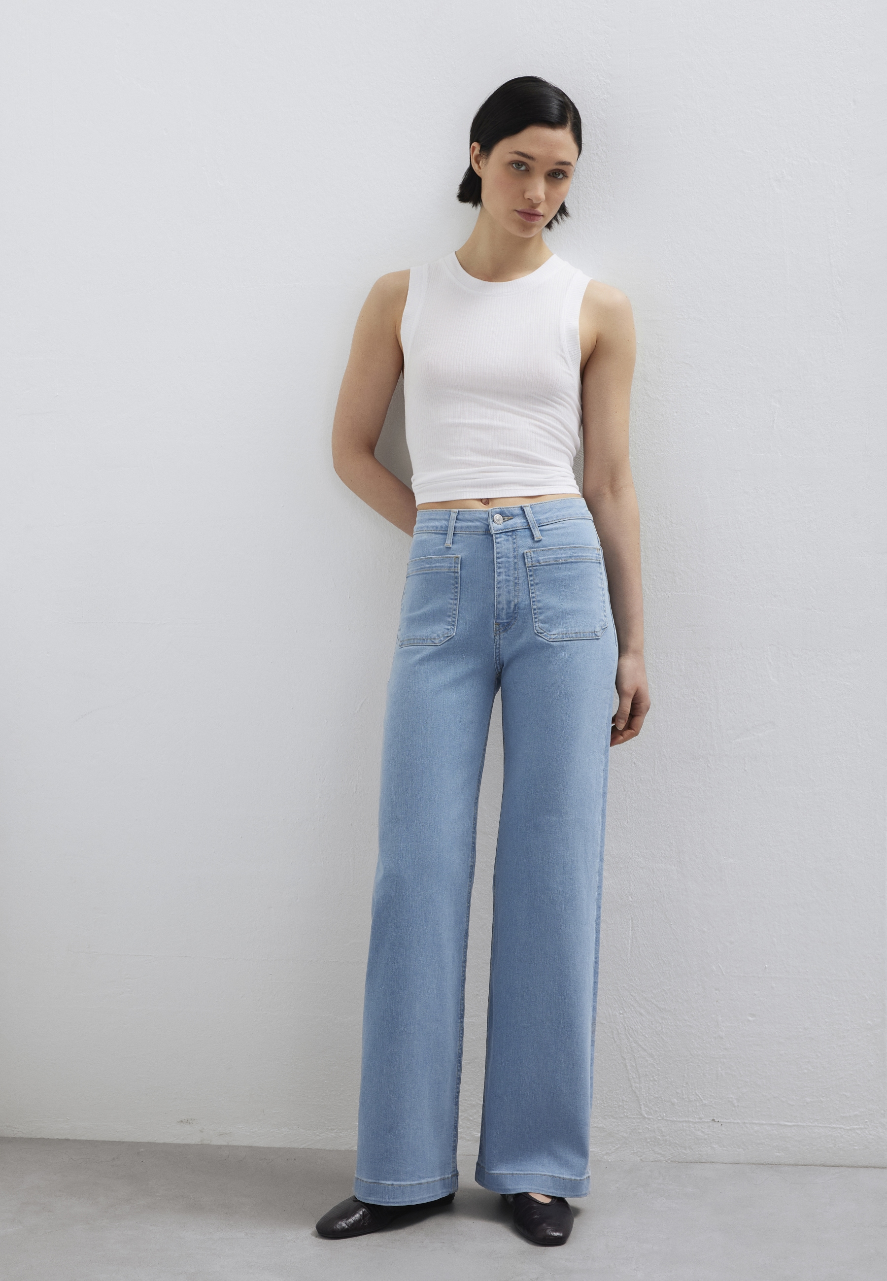 Mavi "MALIBU MARINE" Wide Leg Jeans