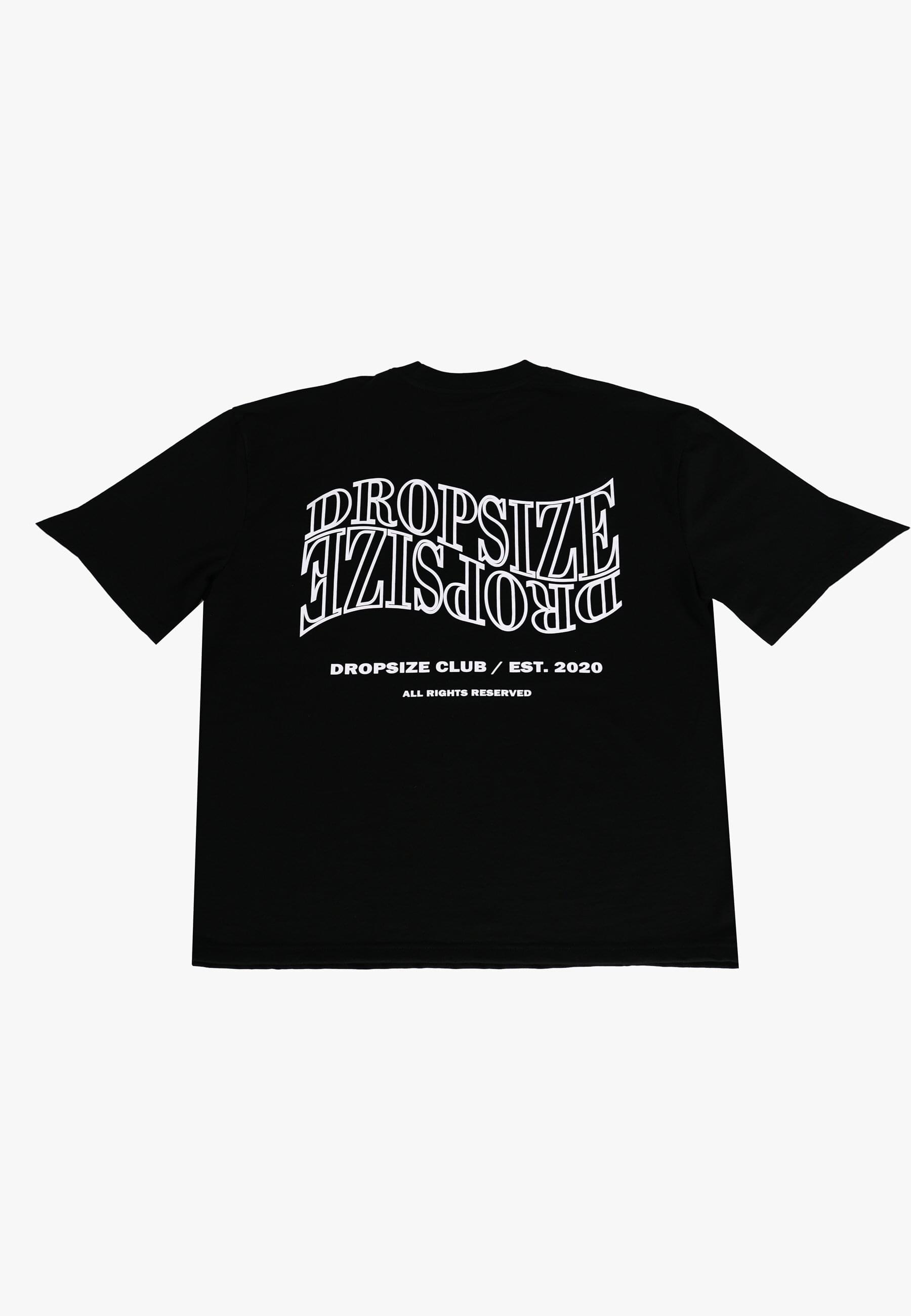 Dropsize T-Shirt "Dropsize HEAVY OVERSIZE MIRRORED LOGO T-SHIRT" 1 Stk. tlg günstig online kaufen