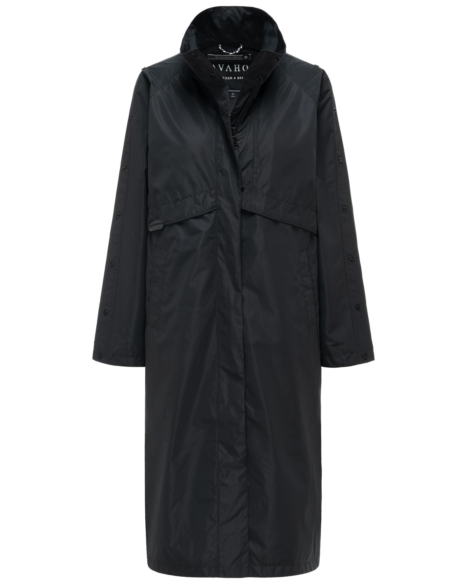 Navahoo Langmantel "Zenblüte 14" Modischer oversized Damen Parka mit krempelbaren Ärmeln