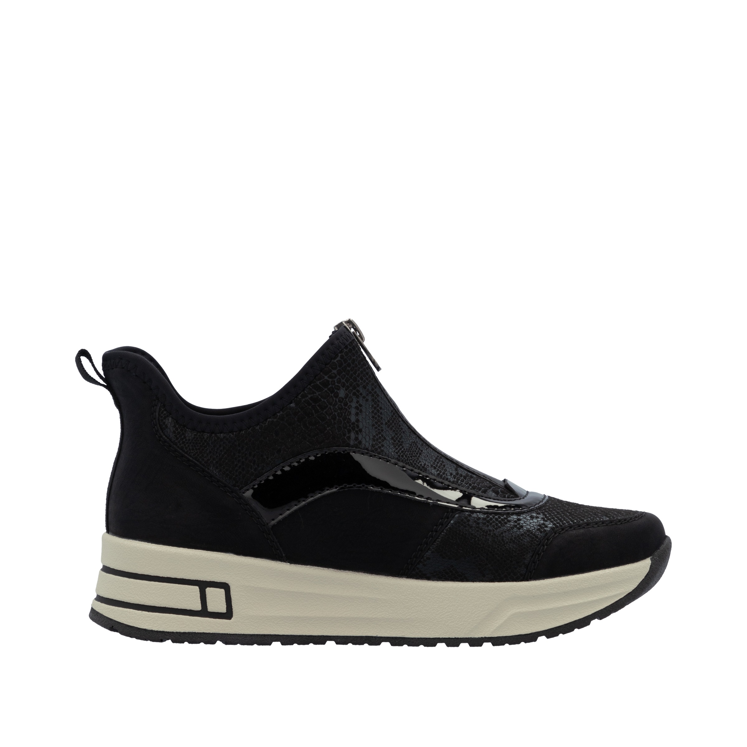 Rieker Sneaker »Ready2GO«, Plateauboots, Stiefelette, High-Top-Sneaker mit Vorderreißverschluss