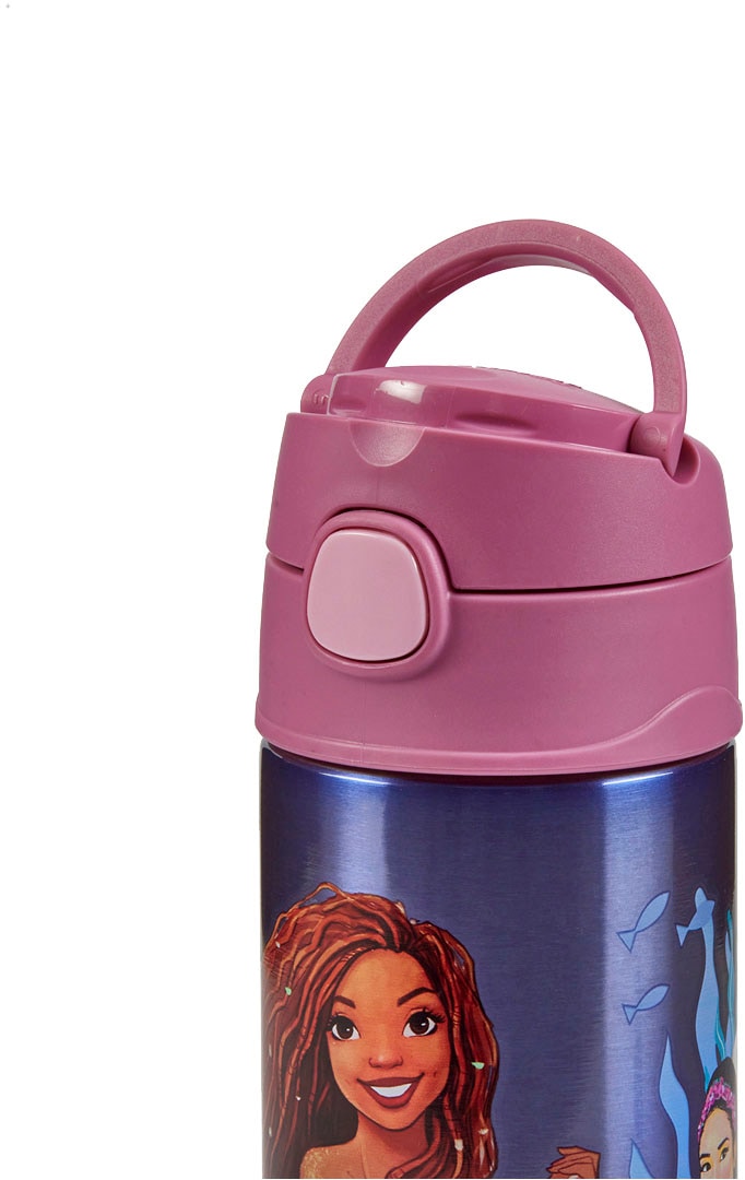 THERMOS Isolierflasche »FUNTAINER STRAW BOTTLE, doppelwandiger Edelstahl, spülmaschinenfest« 0,35l, mit Silikonstrohalm, absolut dicht