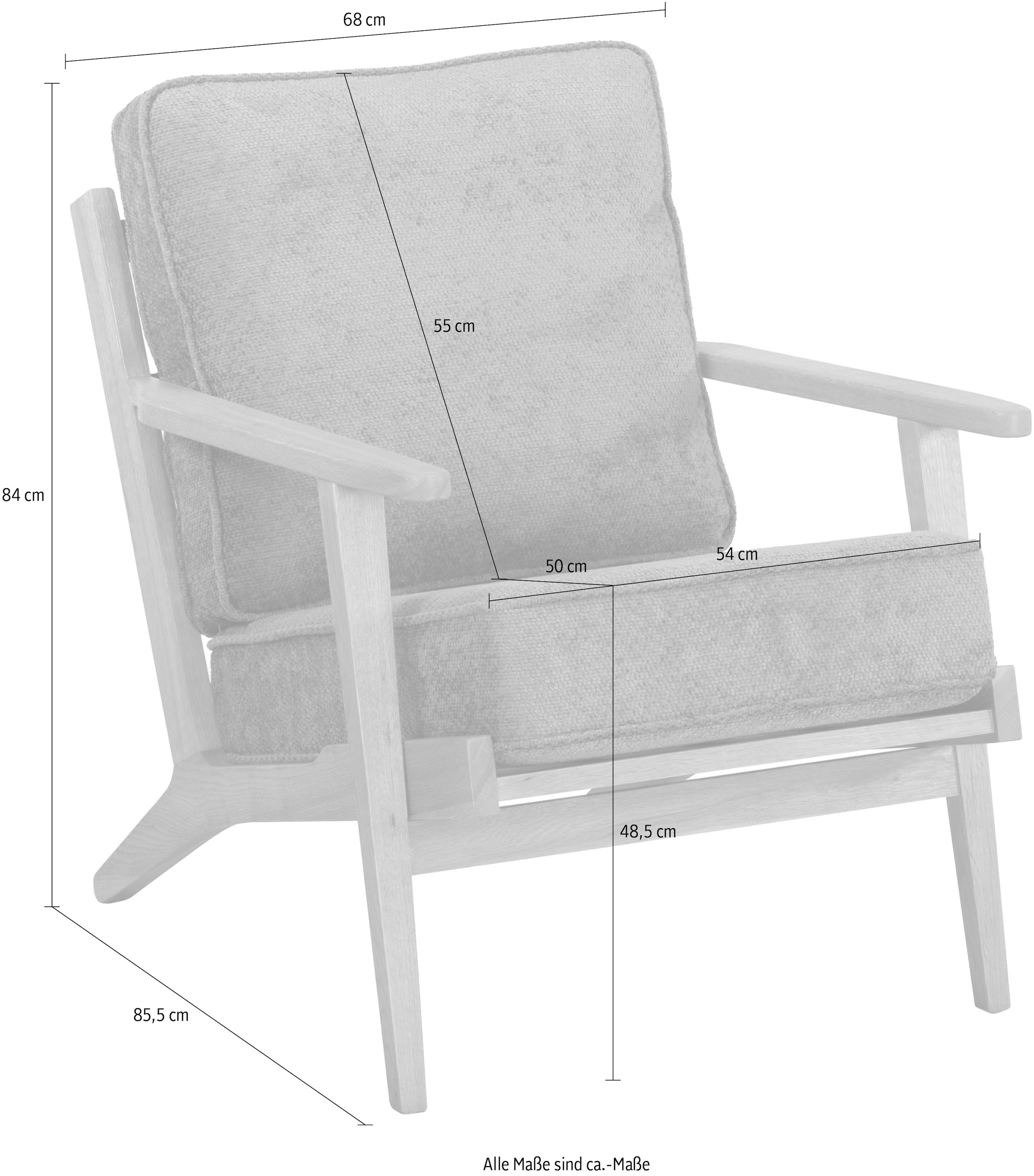 OMG Design Esszimmerstuhl »Osaka« () 2 Stk.Retrostuhl, massivholz Frame