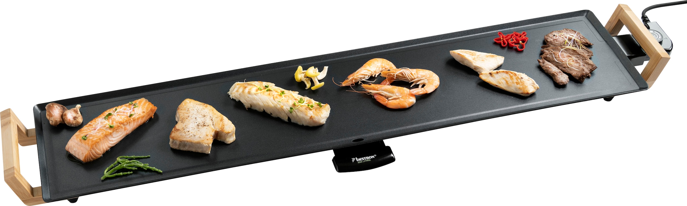 Tischgrill »ABP605BB«, 2000 W, XXXL-Teppanyaki Grillplatte mit Antihaftbeschichtung