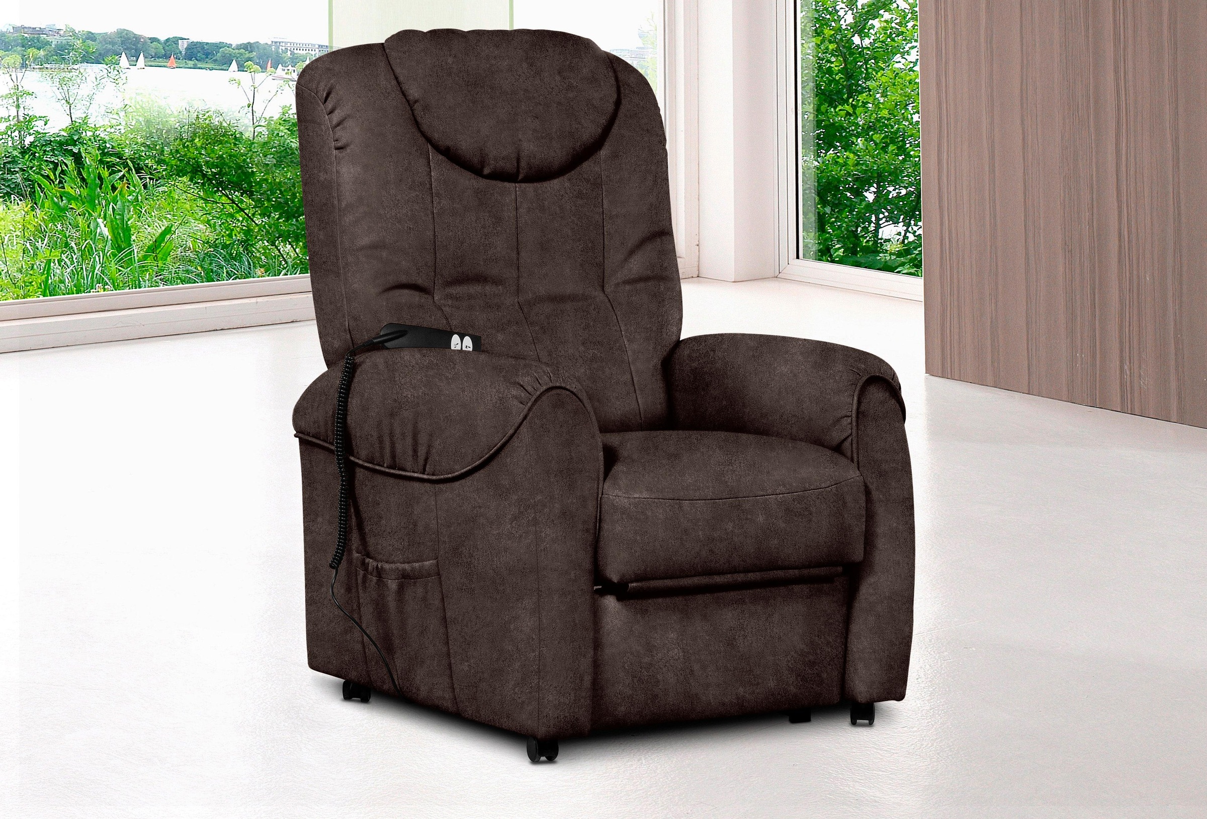 sit&more TV-Sessel "Bastian", wahlweise manuell verstellbar oder mit Motor und Aufstehhilfe