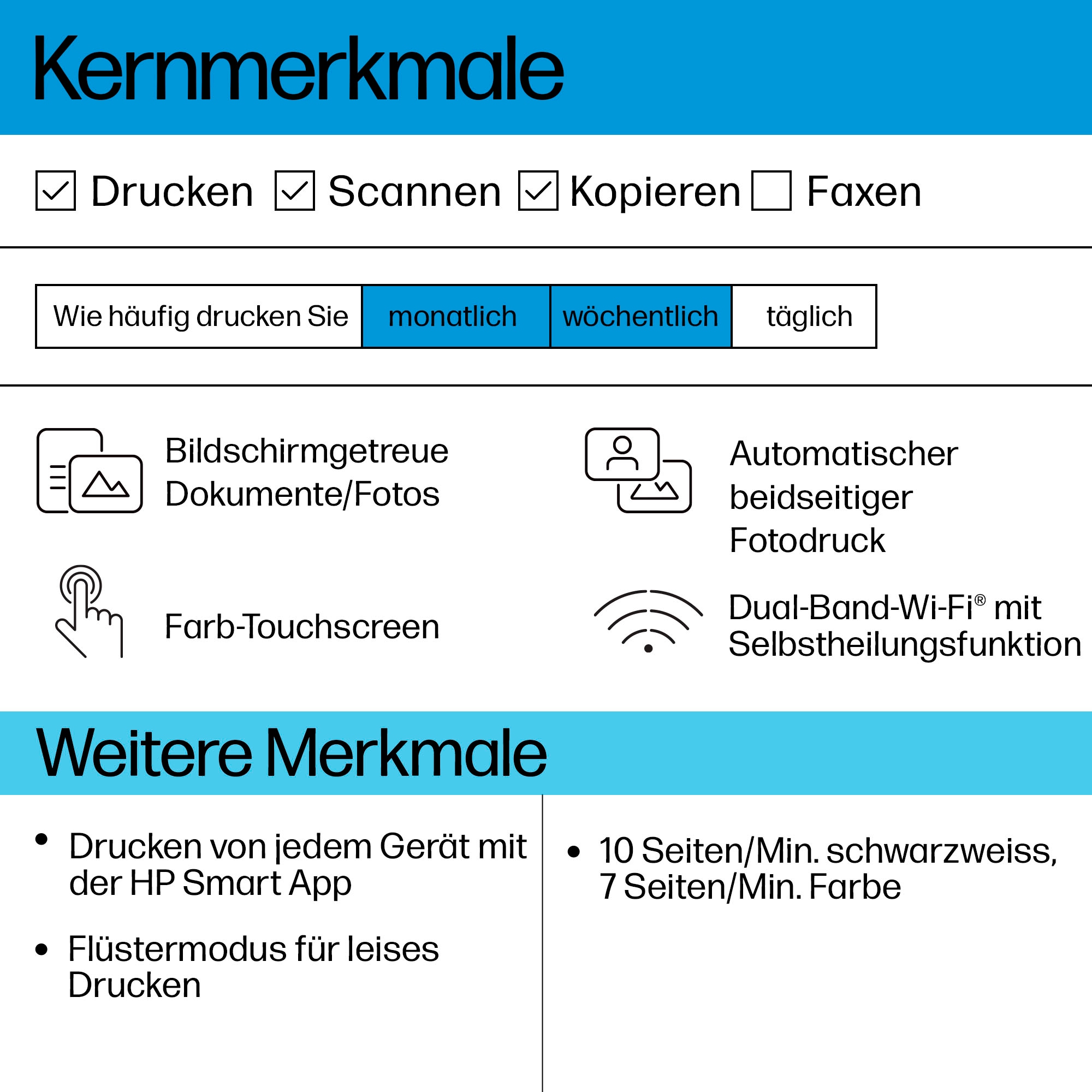 HP Multifunktionsdrucker »ENVY 6120e« 3 Monate *gratis drucken mit Instant Ink