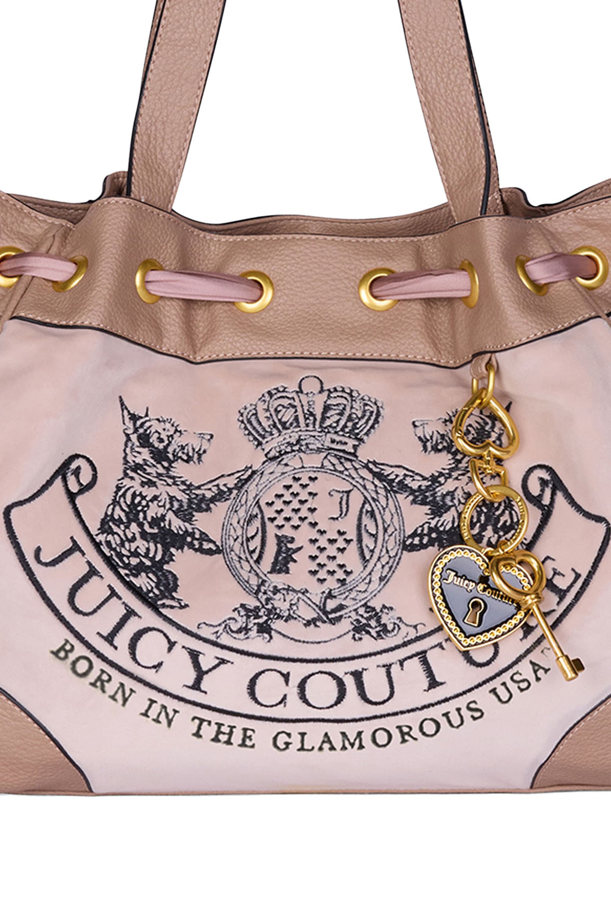 Juicy Couture Tragetasche »DAYDREAMER L. DOUBLE HANDLE BAG Damen« Tragetasche Damen, Shopper, Einkaufstasche, Fashion, Lifestyle, Sale