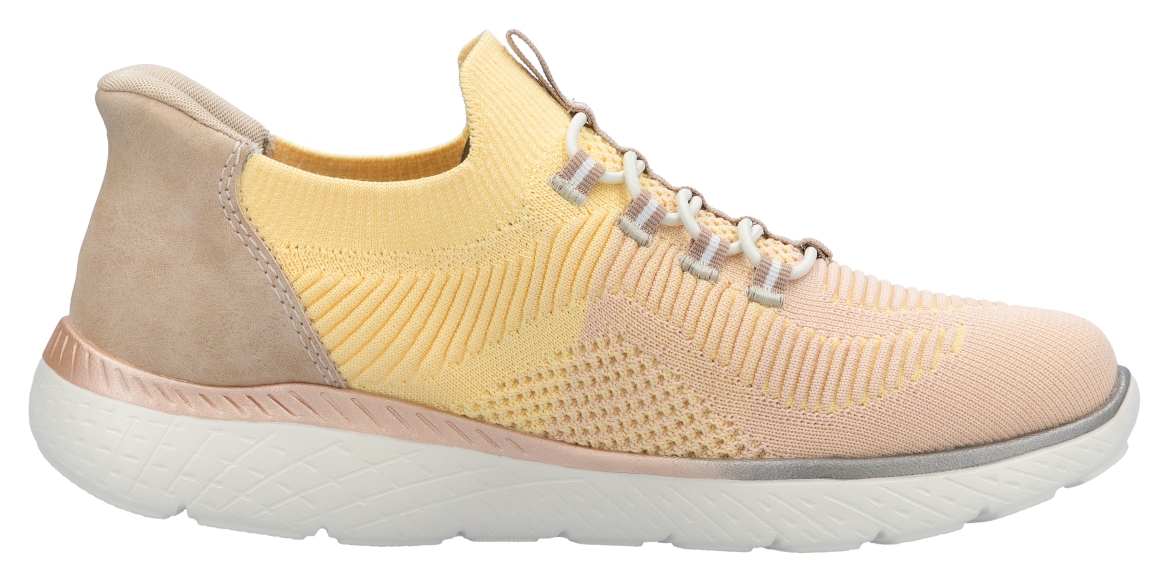 RIEKER Sport Slip-On Sneaker »Ready2GO«, Halbschuh, Freizeitschuh, Slipper mit MemoSoft-Innensohle