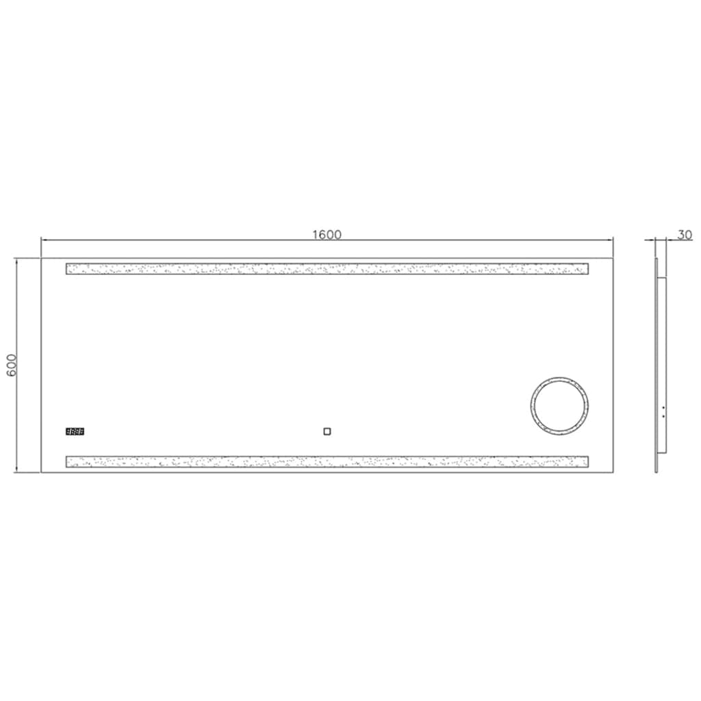 Talos LED-Lichtspiegel »King«