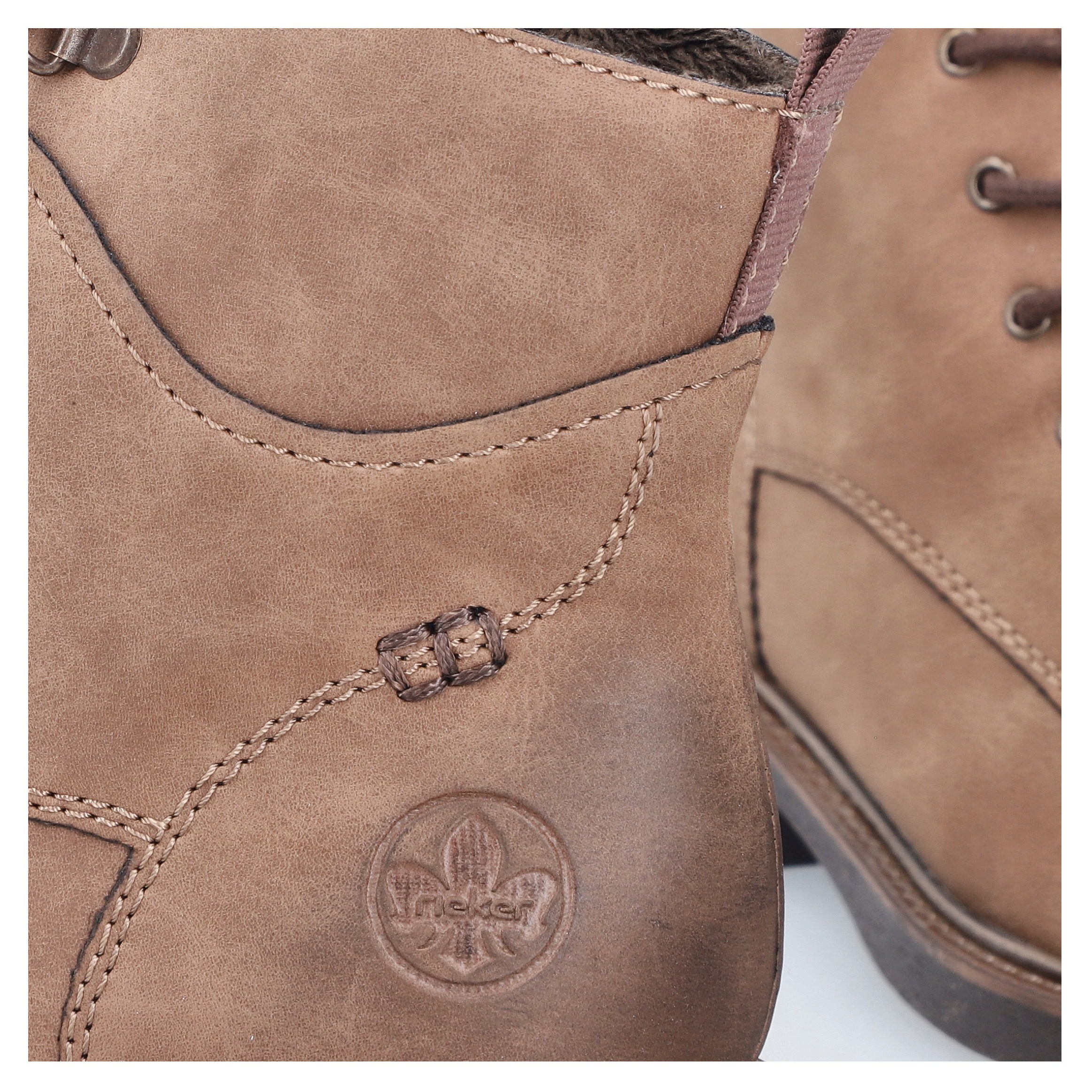 Rieker Schnürstiefelette, Schnürboots, Casual-Boots in aktueller Used-Optik