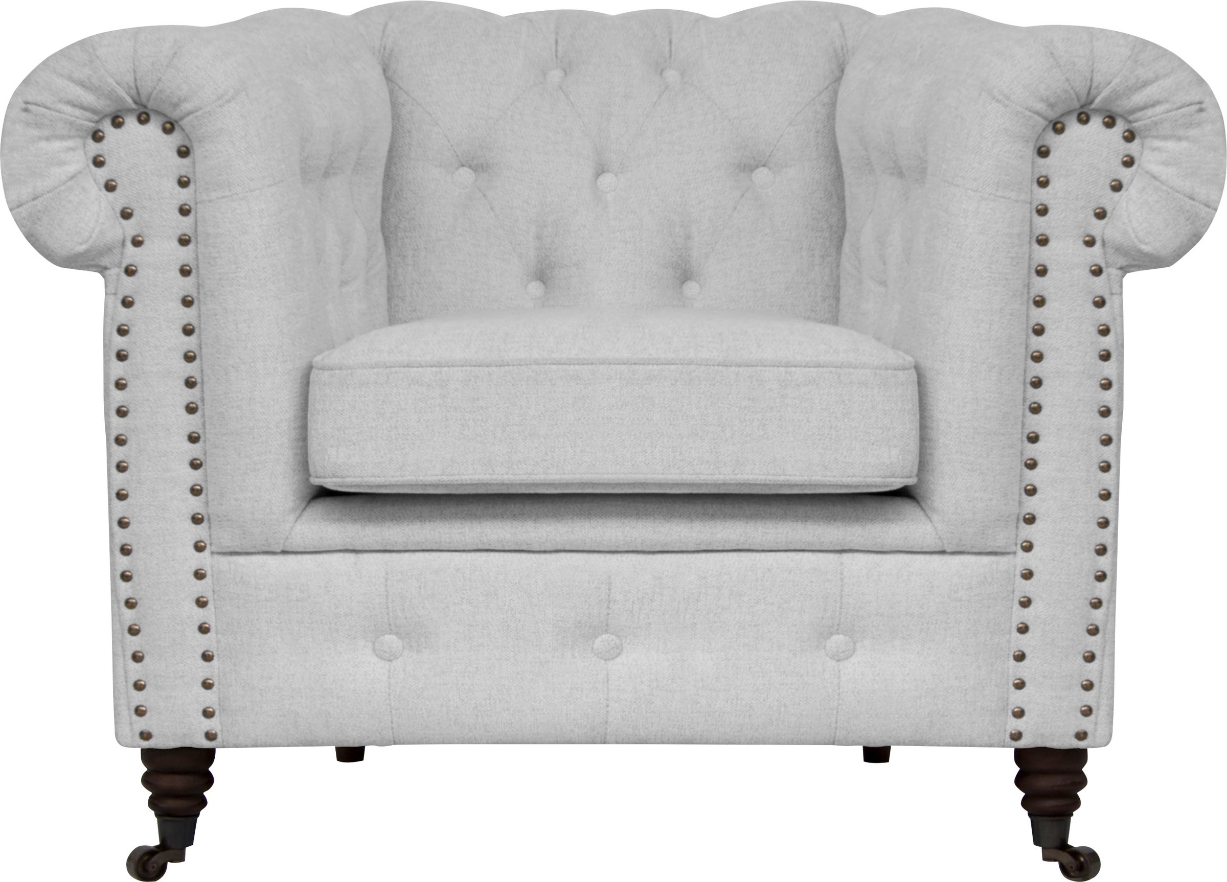 Home affaire Chesterfield-Sessel »Aarburg Sessel«, aufwändige Knopfheftung und Ziernägel im Chesterfield-Design