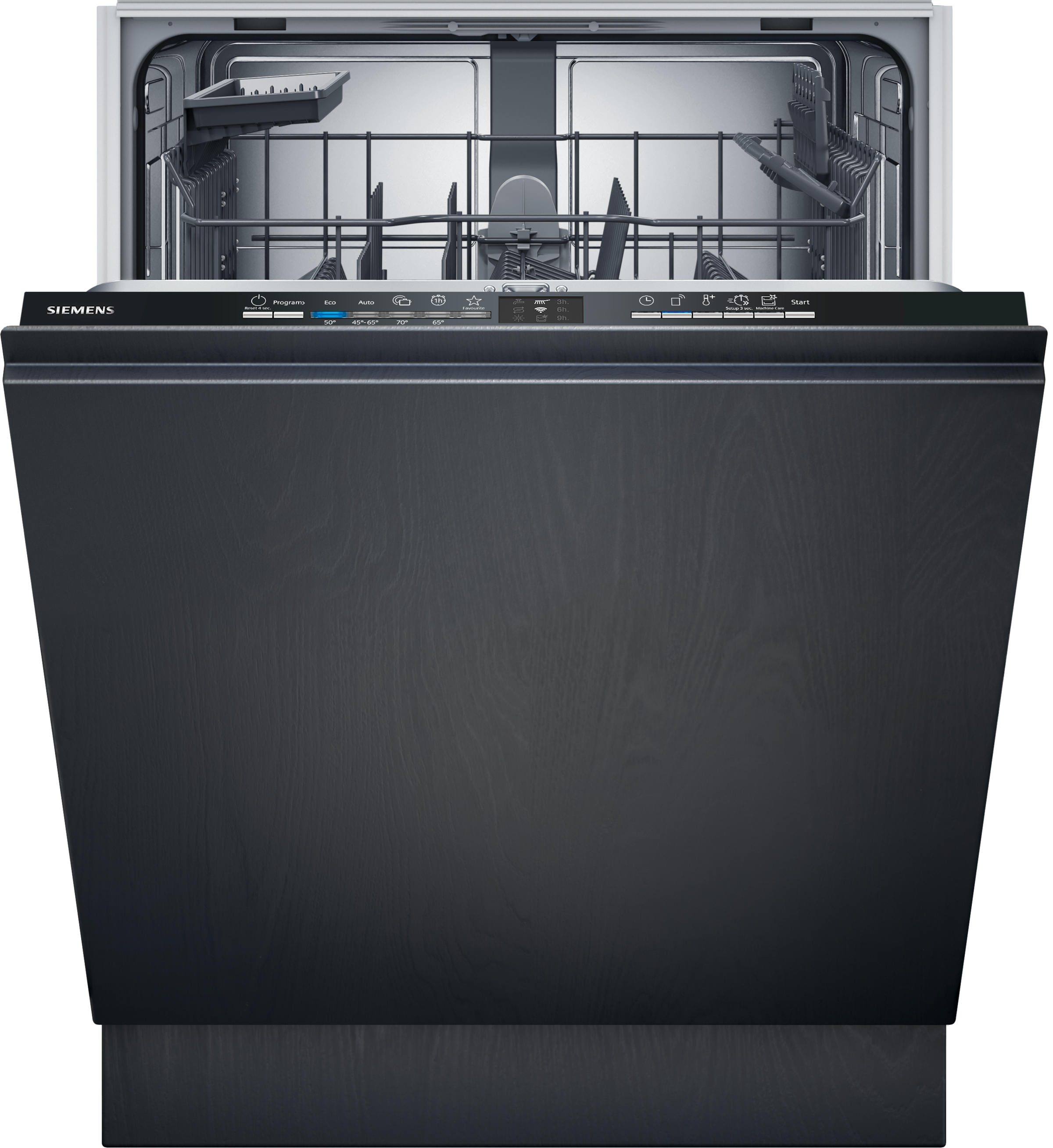 SIEMENS vollintegrierbarer Geschirrspüler iQ100 »SN61HX01TE« 13 tlg. Maßgedecke