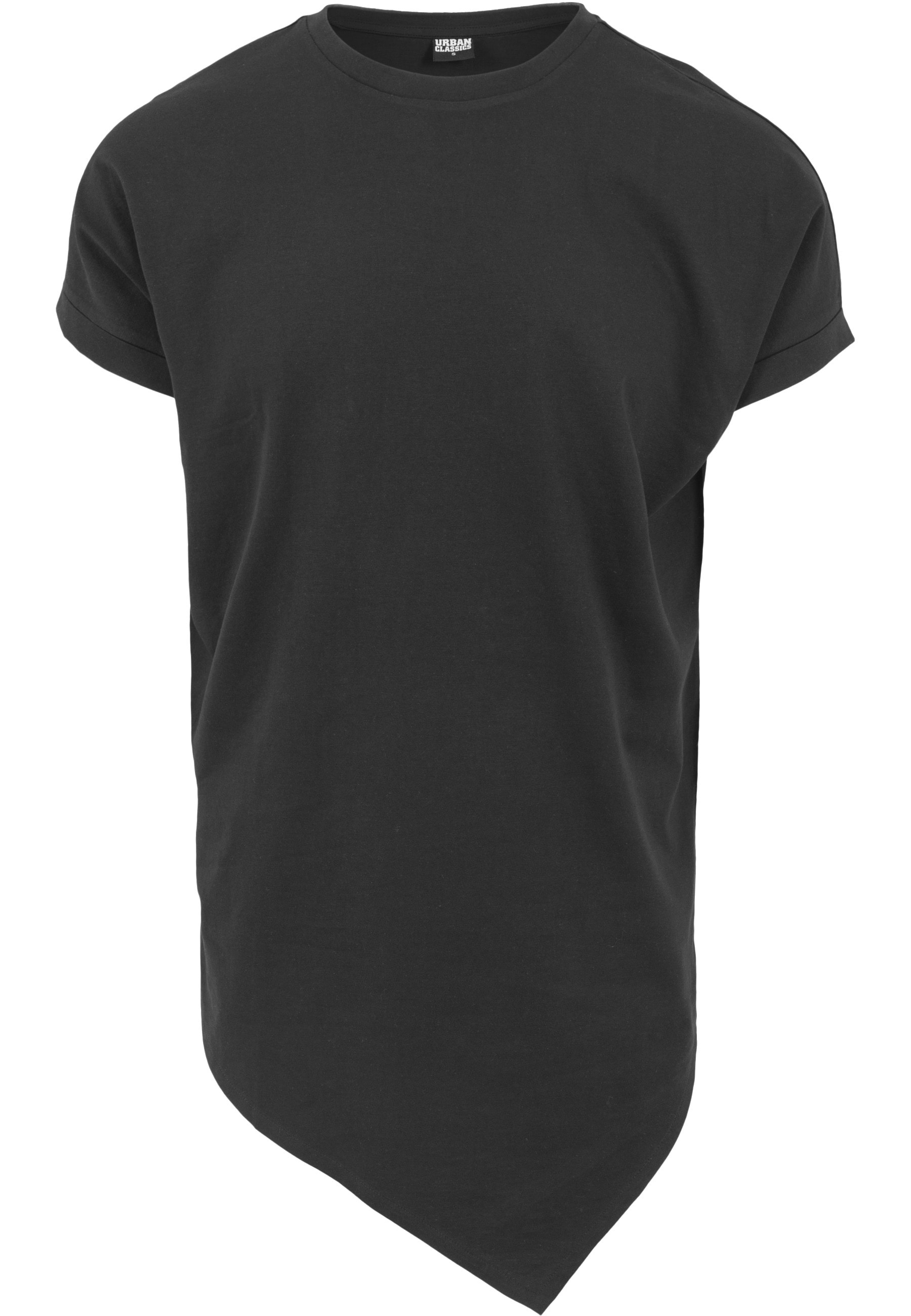 URBAN CLASSICS Longshirt "Urban Classics Herren Asymetric Long Tee" 1 Stk.