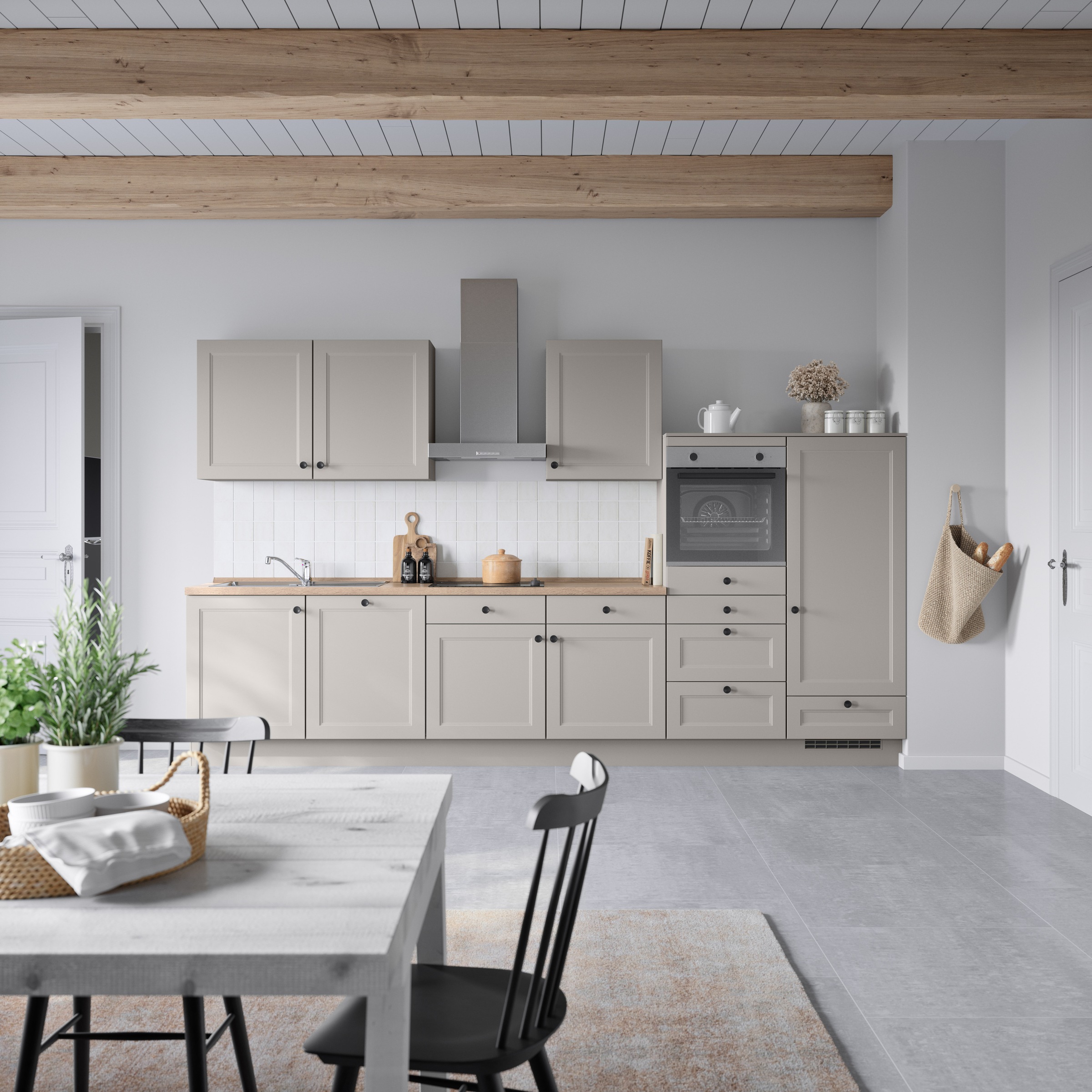 nobilia® Küchenzeile »"Cascada I"«, vormontiert, Ausrichtung wählbar, Breite 360 cm, wahlw. mit E-Geräten