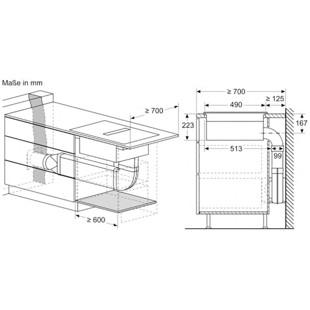 NEFF Kochfeld mit Dunstabzug »T48CD7AX2«, T48CD7AX2