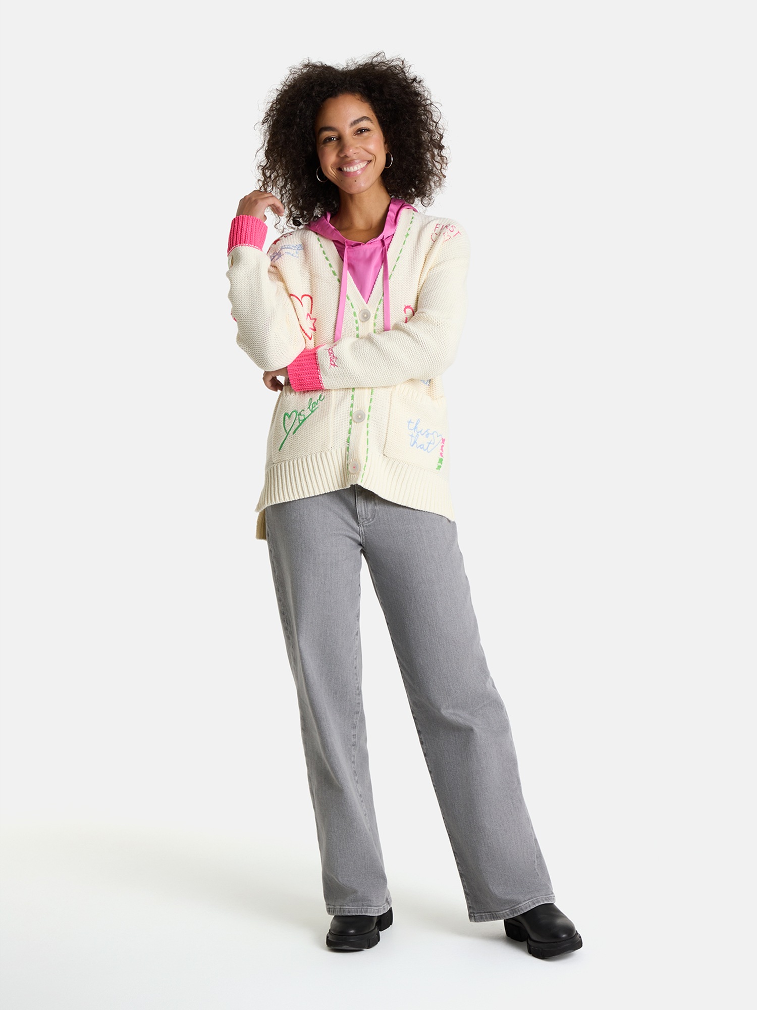 Lieblingsstück Strickjacke »ArunaL« mit 60% Baumwolle