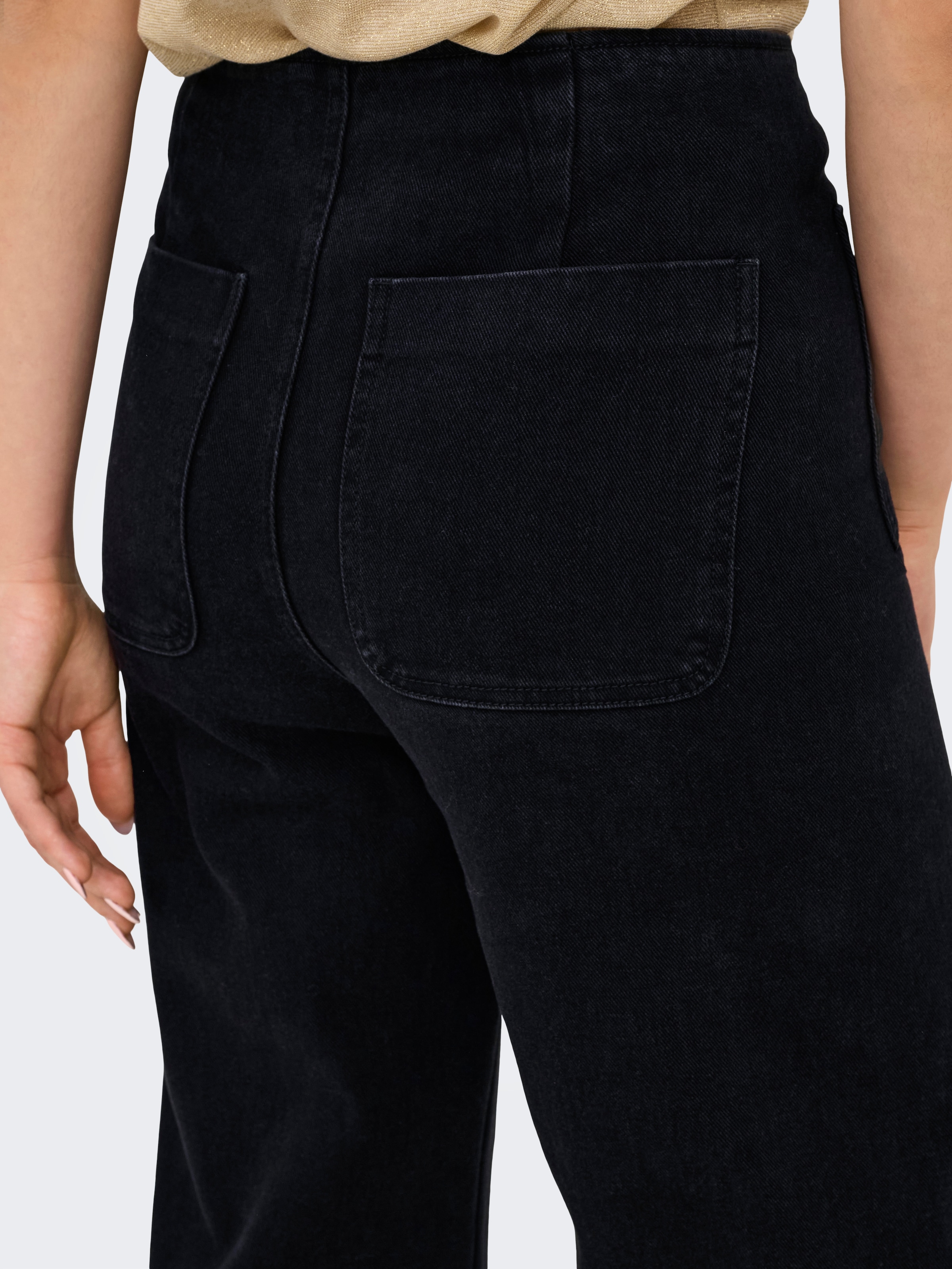 ONLY High-waist-Jeans "ONLMADELINE HW WD POCKET DNM GUA554 NOOS" Baumwollmi günstig online kaufen