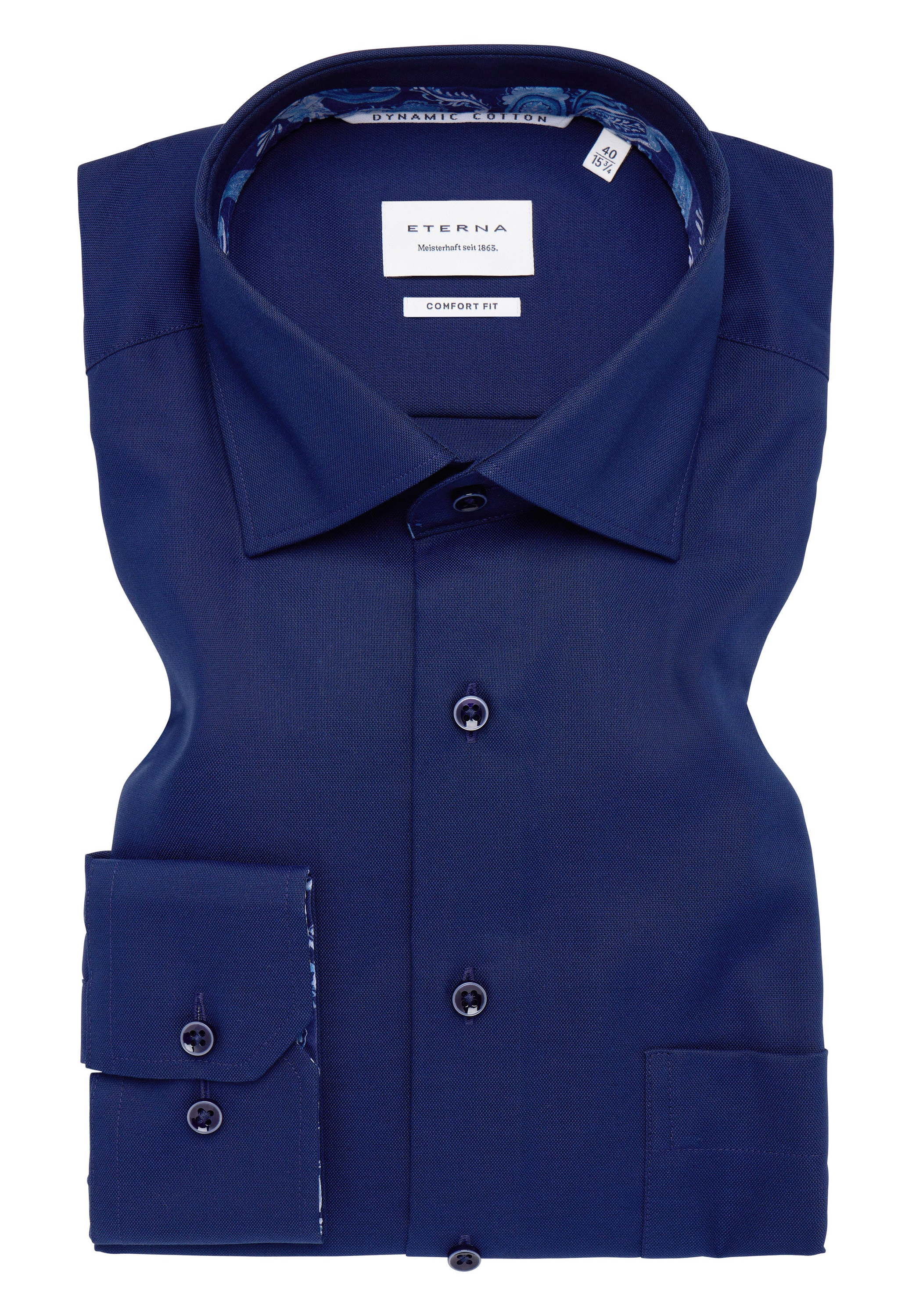 Eterna Langarmhemd »COMFORT FIT«, NON IRON (bügelfrei)