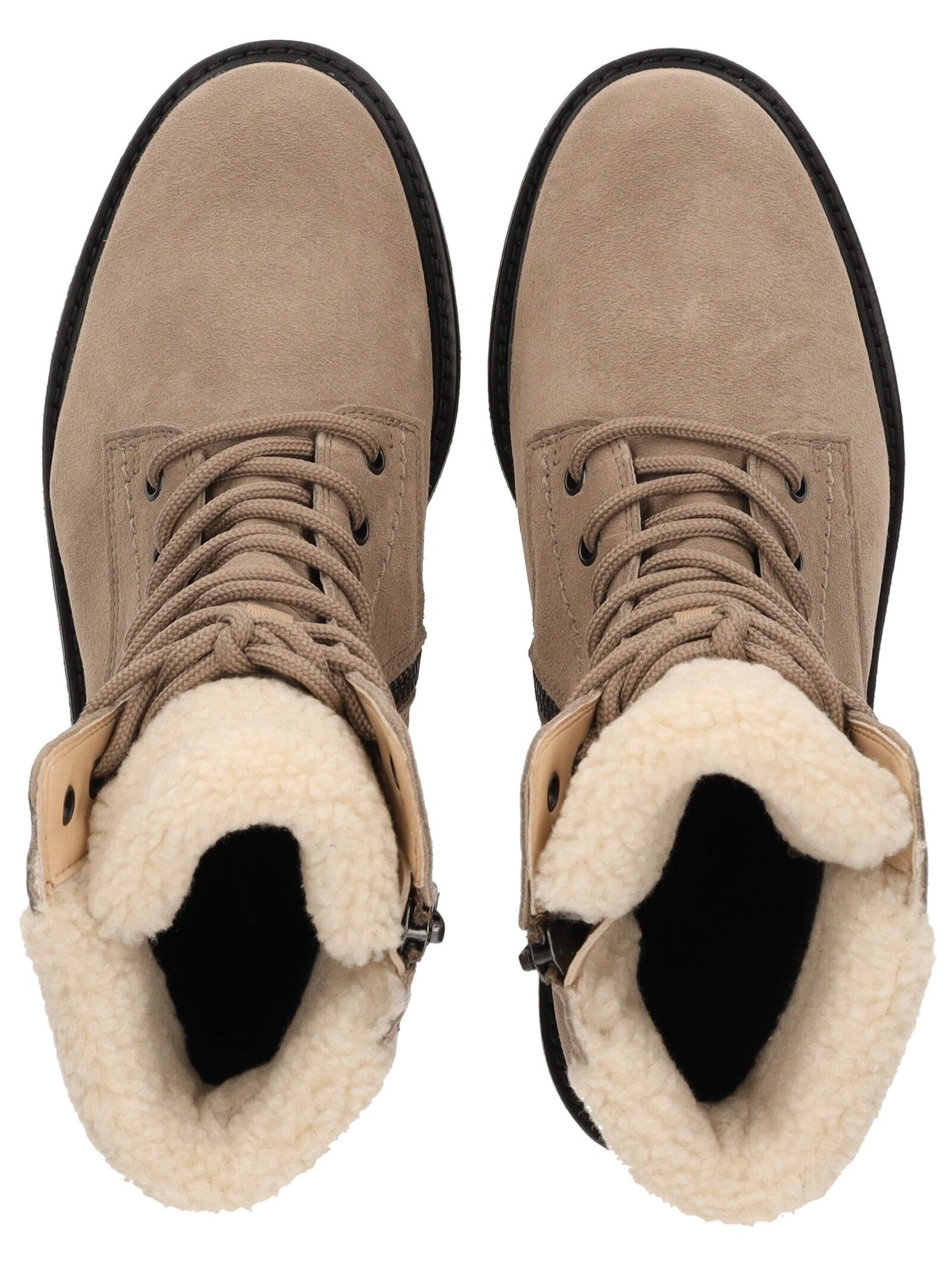 Paul Green Schnürstiefelette »Paul Green Stiefelette Veloursleder«