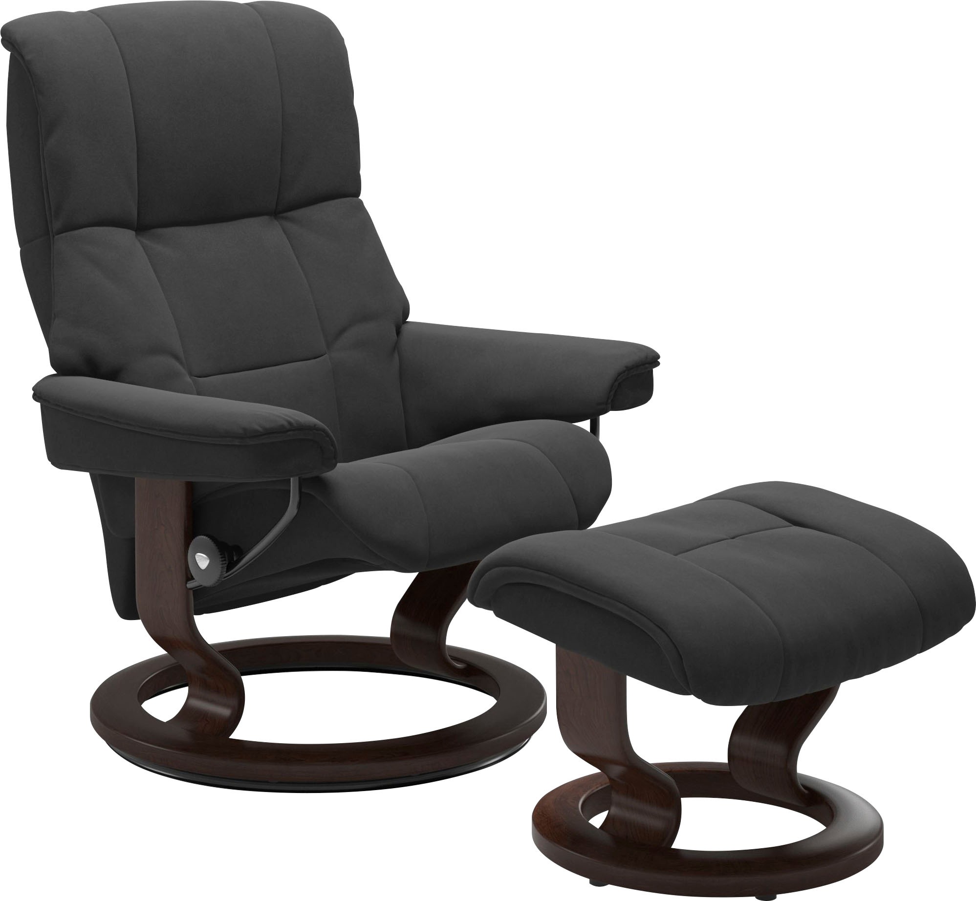 Stressless "Mayfair" Relaxsessel mit Hocker, mit Classic Base, Gestell Braun
