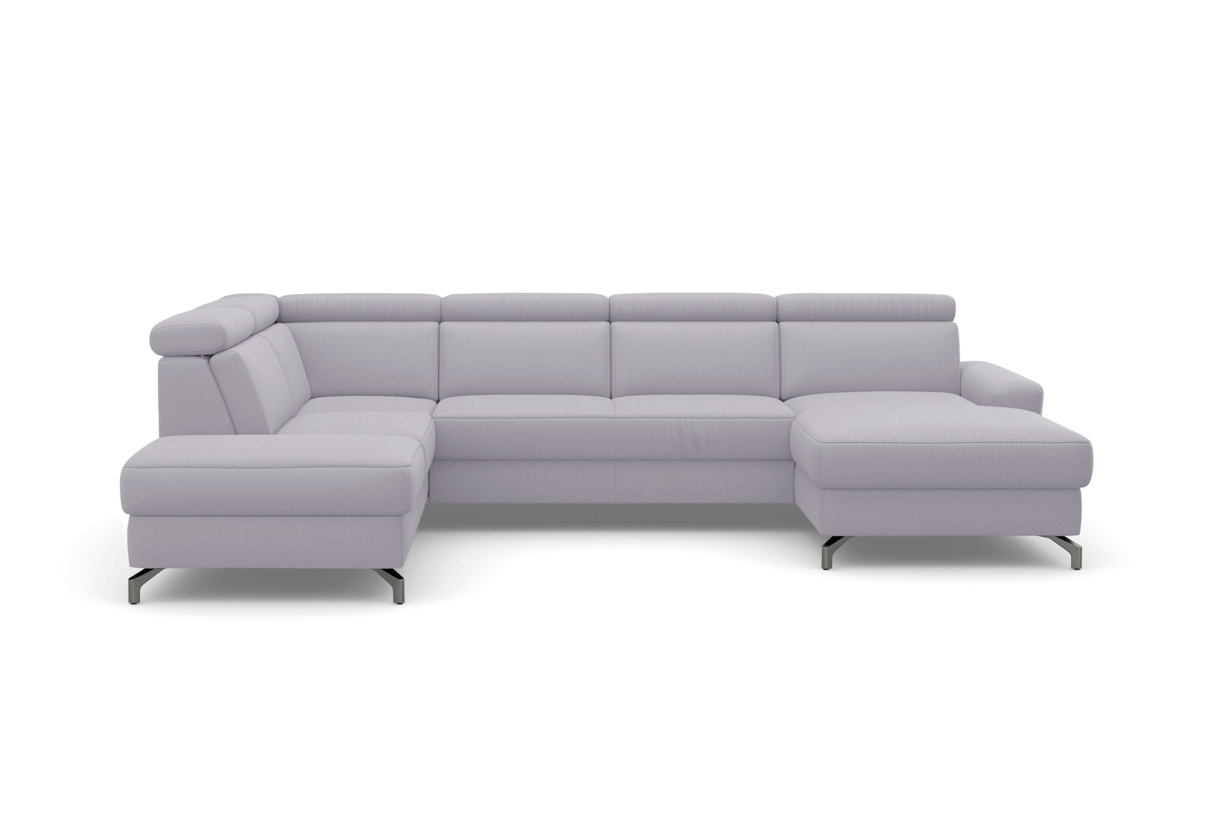 sit&more Wohnlandschaft "Scarlett U-Form" inklusive Kopfteilverstellung, optional Schlaffunktion & Bettkasten