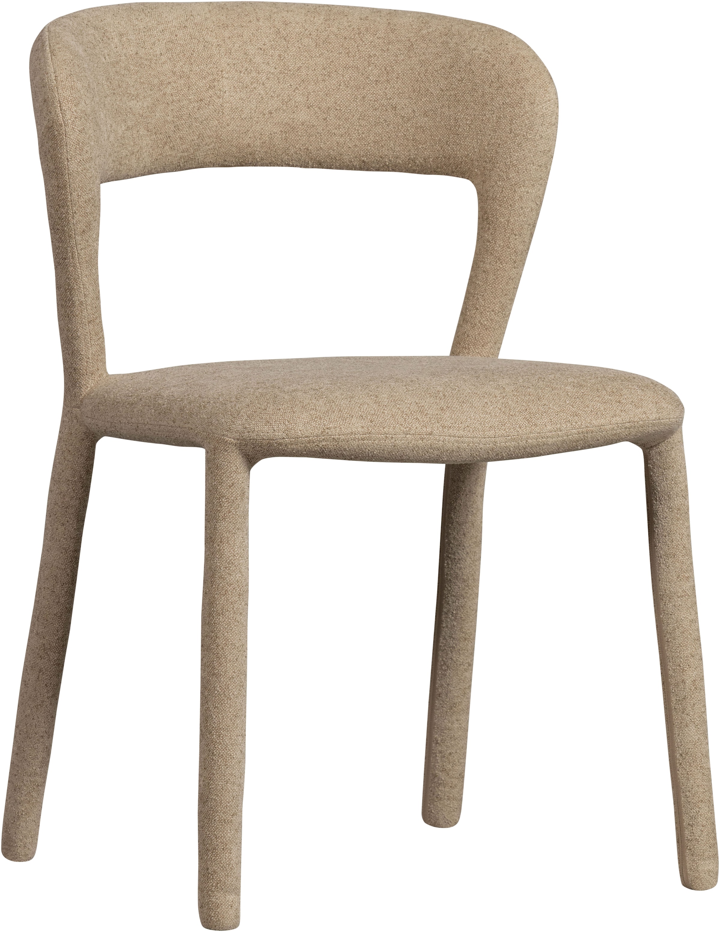 WOOOD "Noble mit Bezug und vollgepolstertem Gestell B 51 x T 56 x H 76 cm" (Set) 2 Stk.(Set, 2 St) Webstoff, Hohe Verschleißfestigkeit, Tragkraft 120 kg