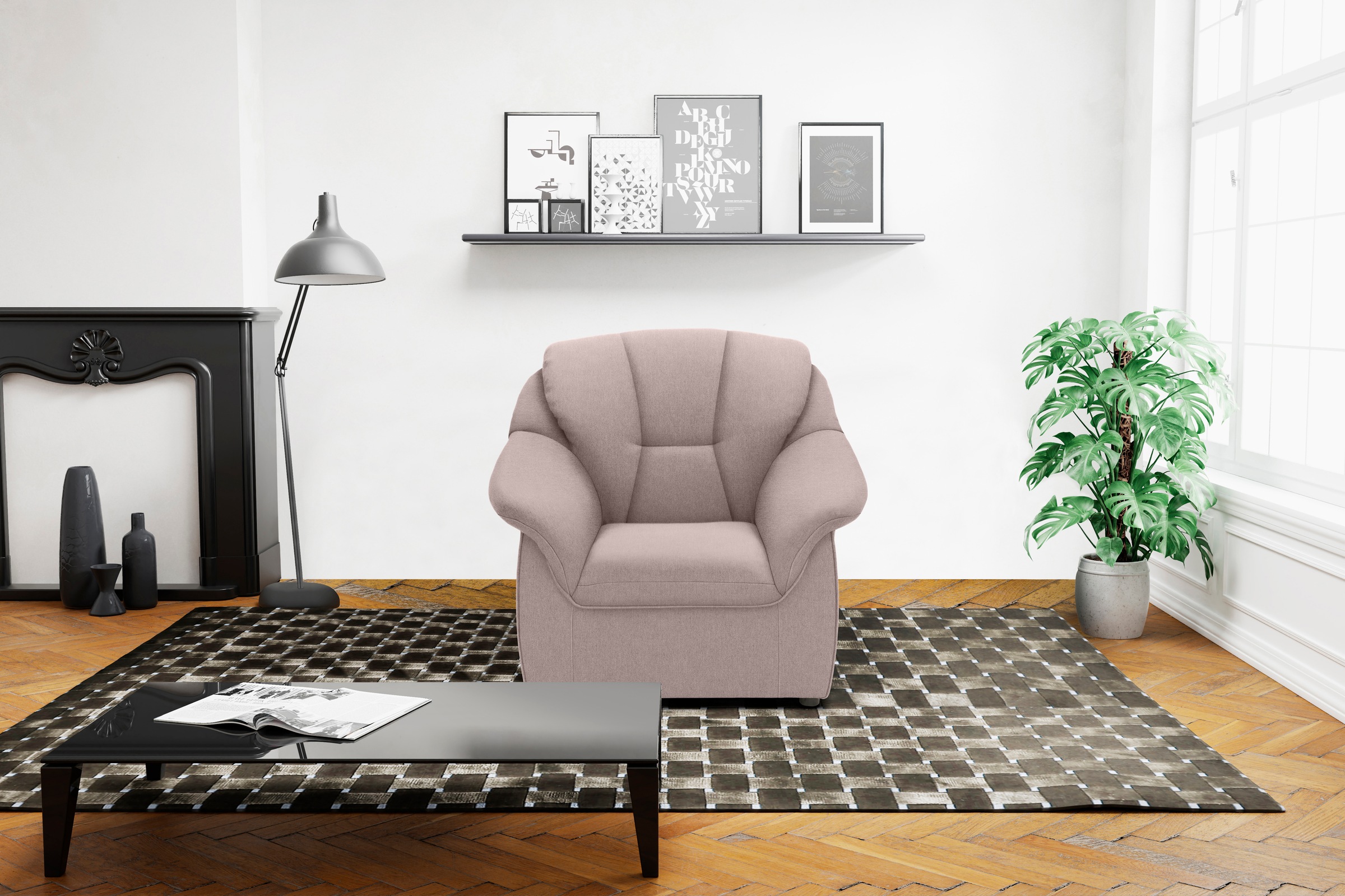 DOMO collection Sessel "Faenza für kleine Räume, zeitlos und elegant, kompa günstig online kaufen