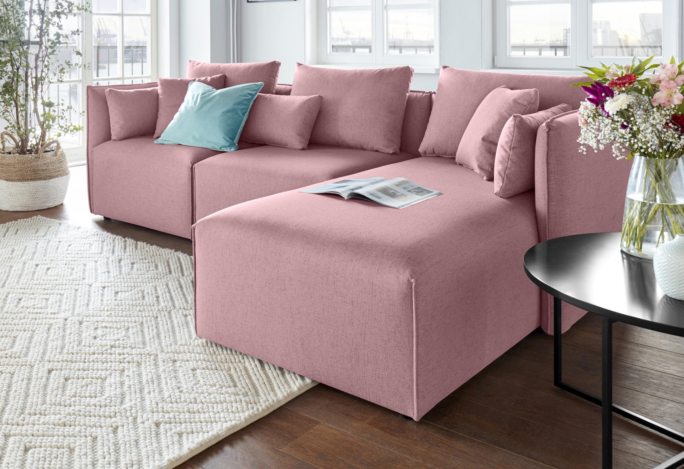 OTTO home Ecksofa "Nöre L-Form" 3 Teile, in vielen Bezugsqualitäten und Far günstig online kaufen