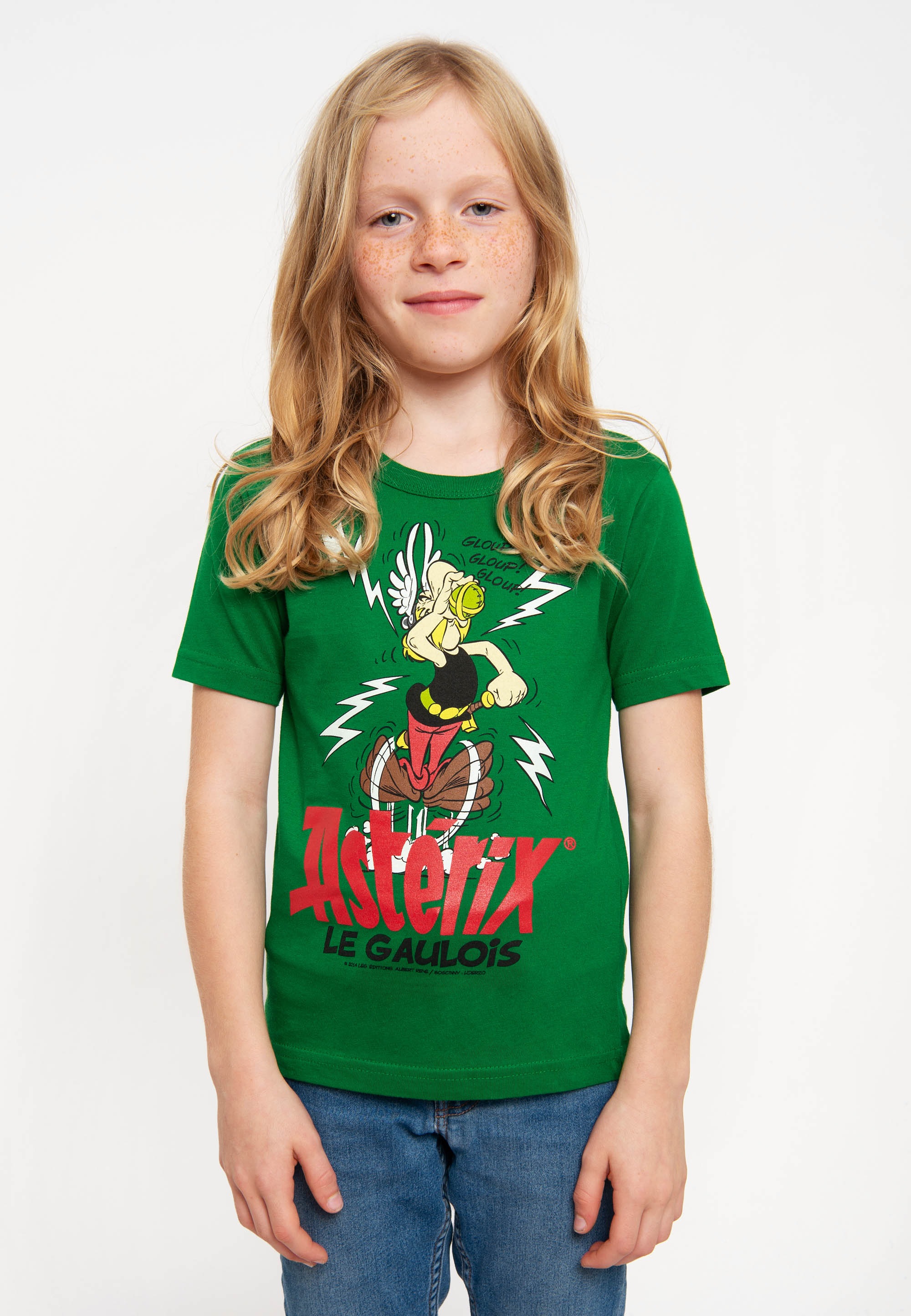 LOGOSHIRT T-Shirt »Asterix le Gaulois«, mit coolem Print