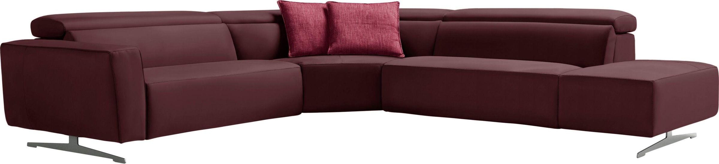 Egoitaliano Ecksofa "Stefanie-e, Designsofa der Extraklasse, bequem mit hoh günstig online kaufen