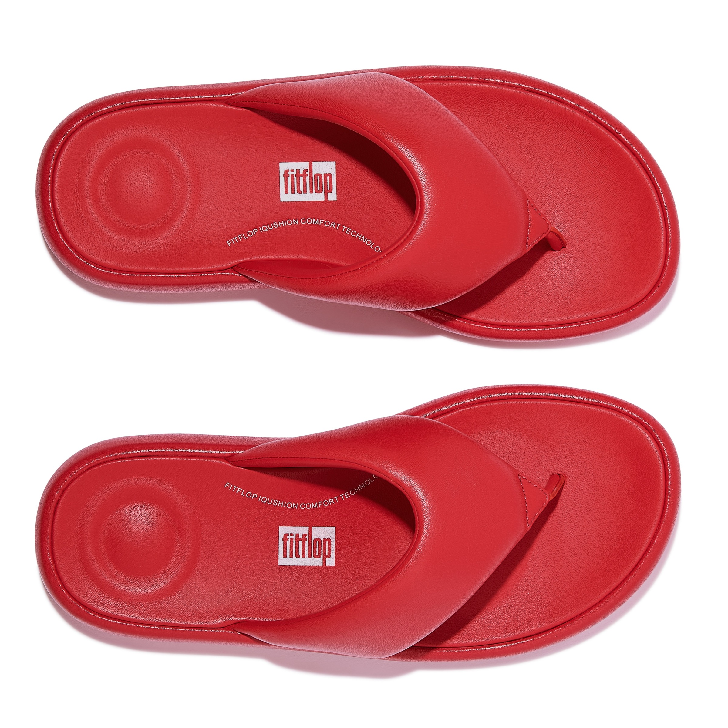 Fitflop Zehentrenner "iQUSHION D-LUXE", Flats, Slides, Sandale mit weichem günstig online kaufen