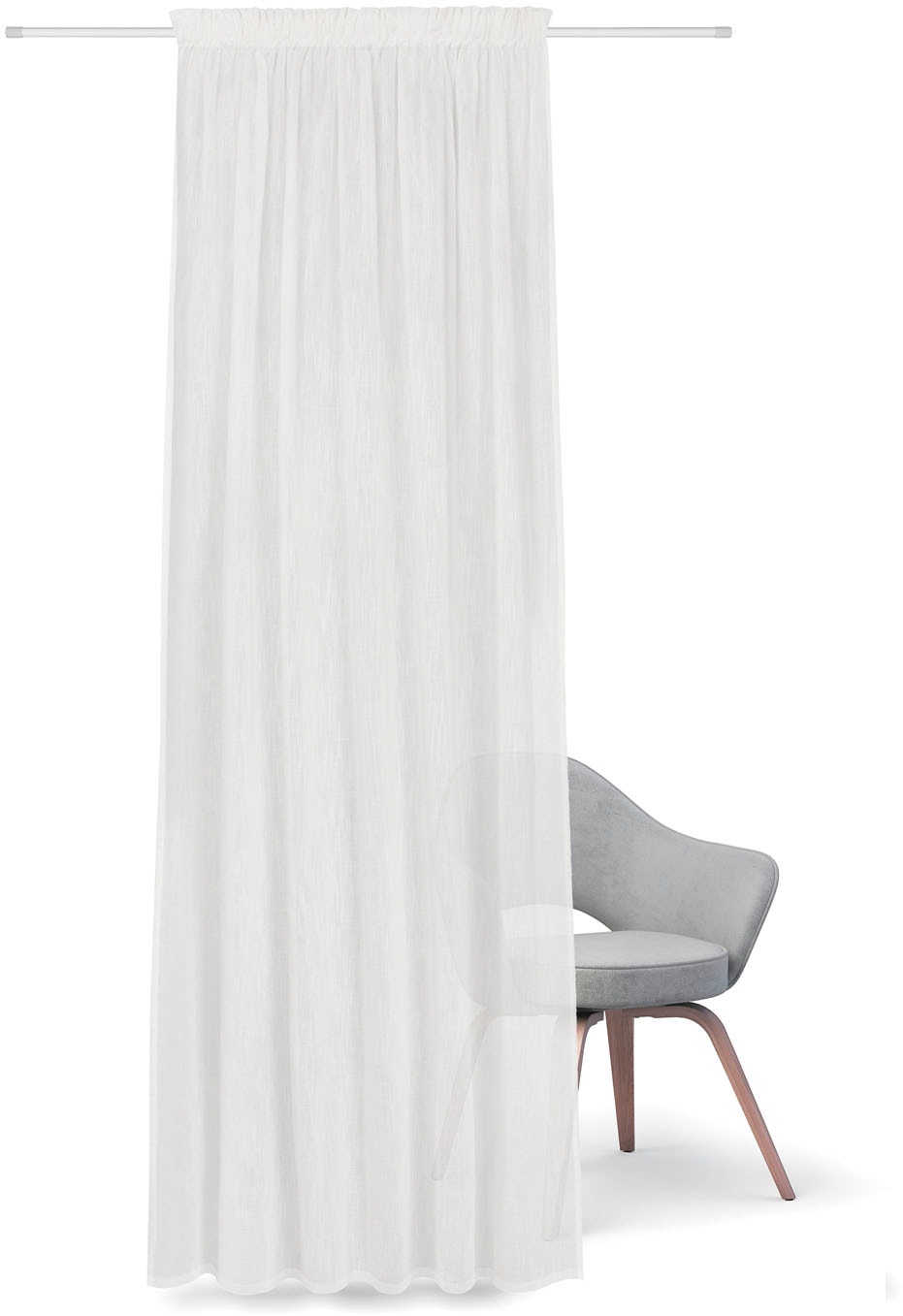 Feel of Nature Gardine "Freja" Kräuselband 1 Stk. tlg. HxB: 245x140 günstig online kaufen